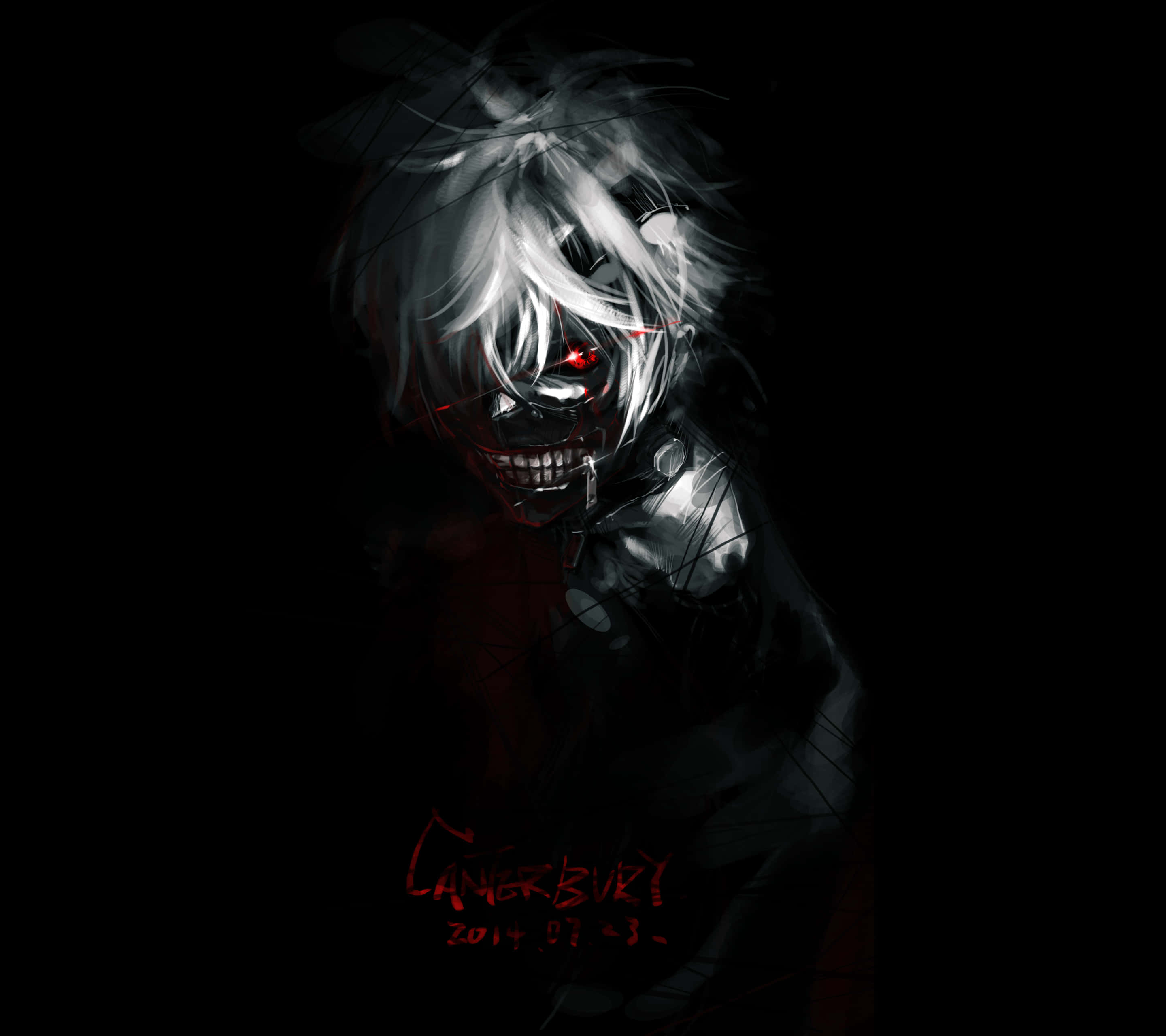 Tokyo Ghoul Desktop - Oplev den surrealistiske verden Wallpapers