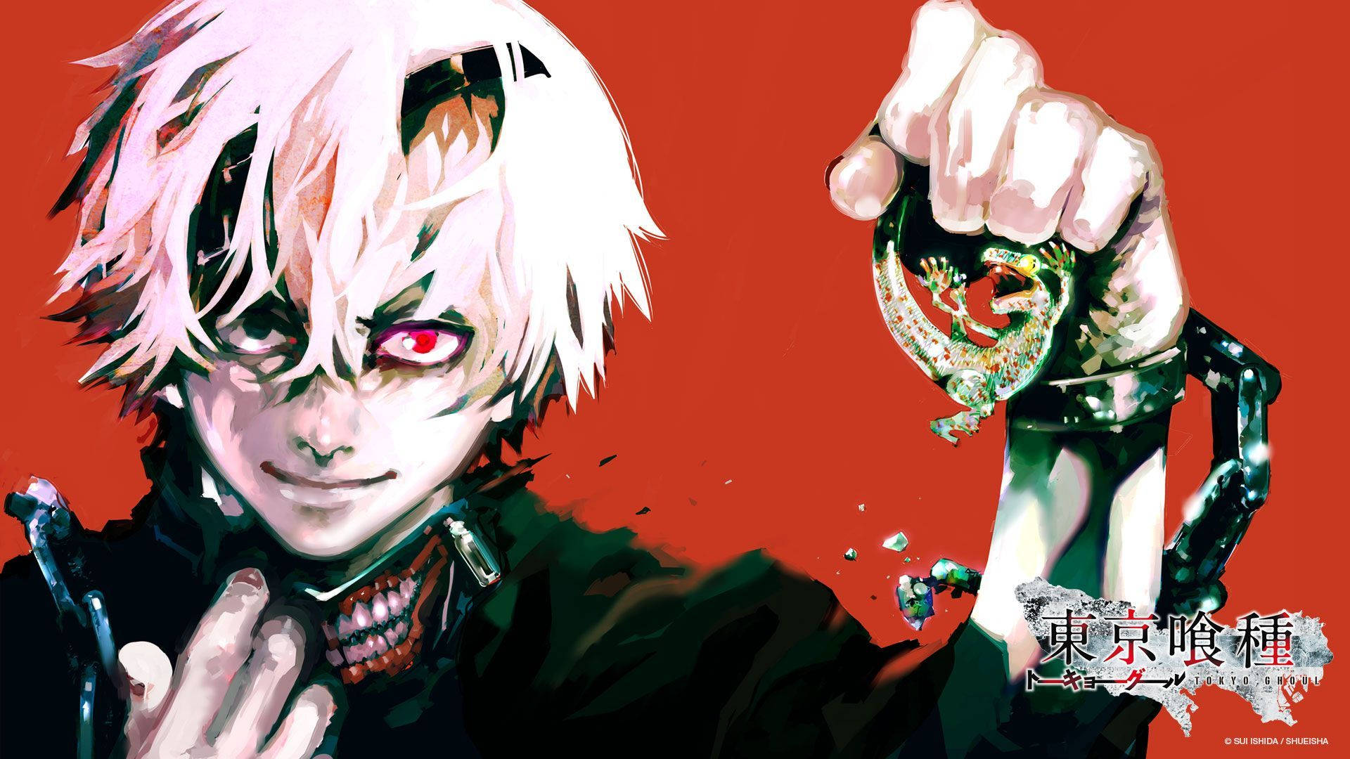Tokyo Ghoul Figurer Manga Kunst Wallpapers