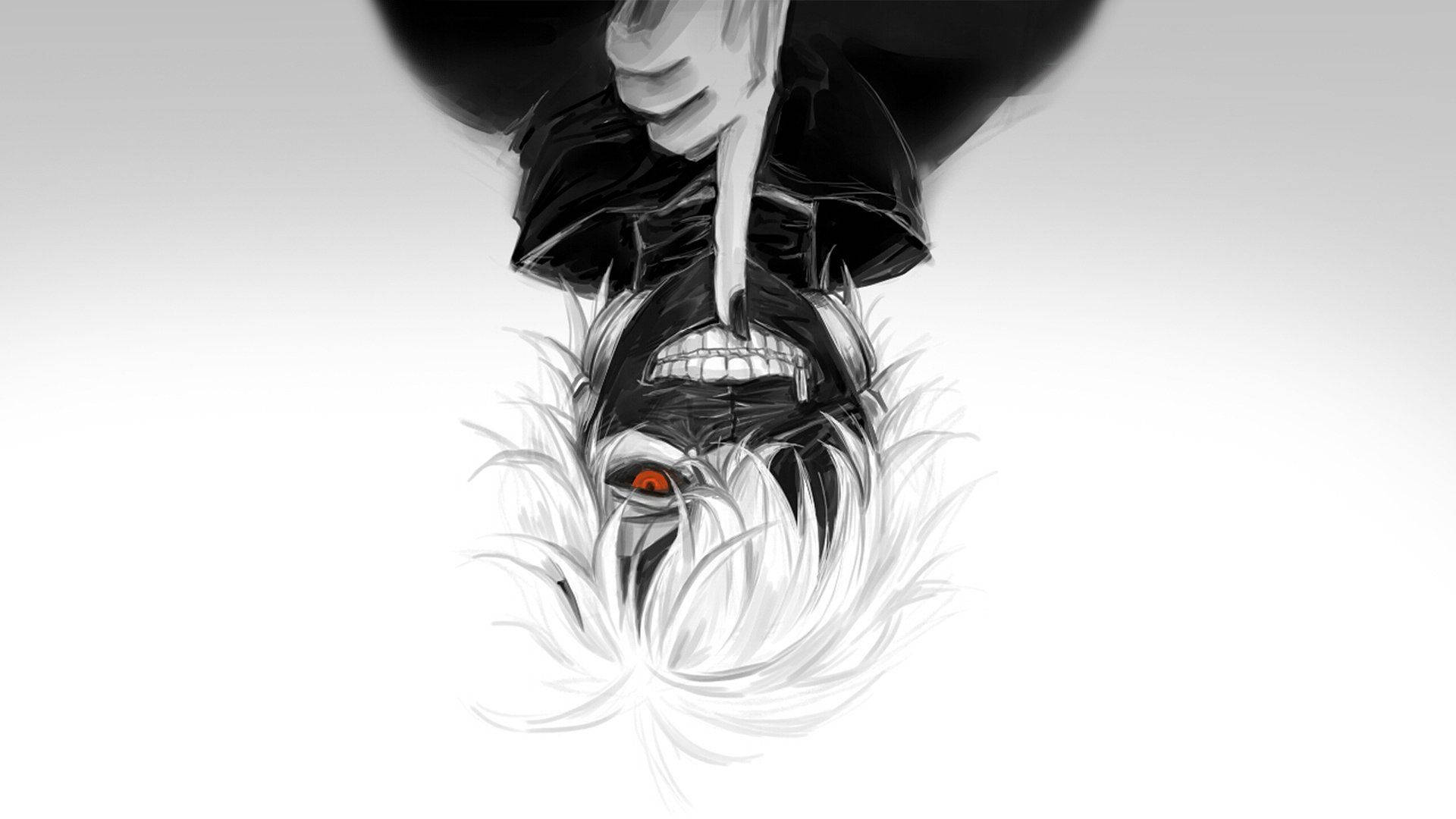 Tokyo Ghoul hovedpersoner i aktion Wallpapers