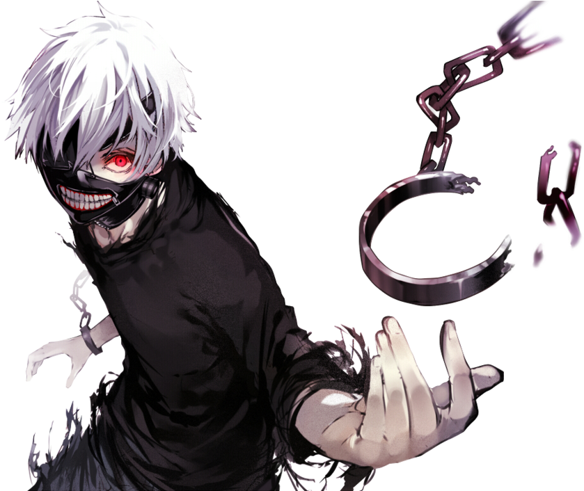 Tokyo Ghoul-karakter bryder fri Wallpapers
