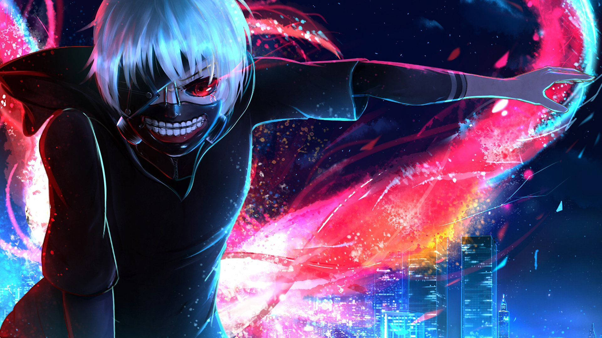 Tokyo Ghoul karakterer Kens røde aura Wallpapers
