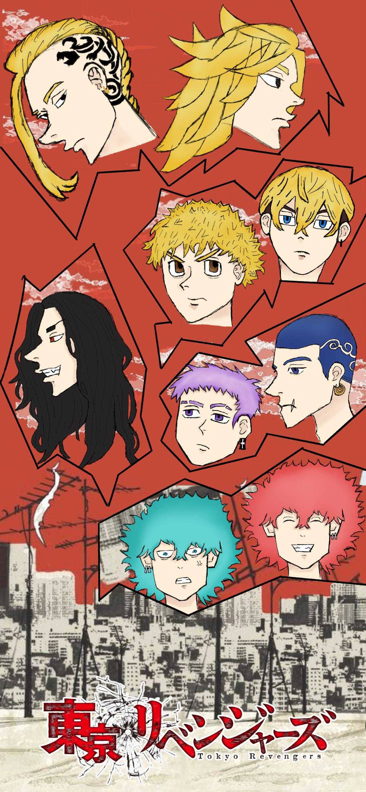 Tokyo Revengers bandemedlemmer Wallpapers