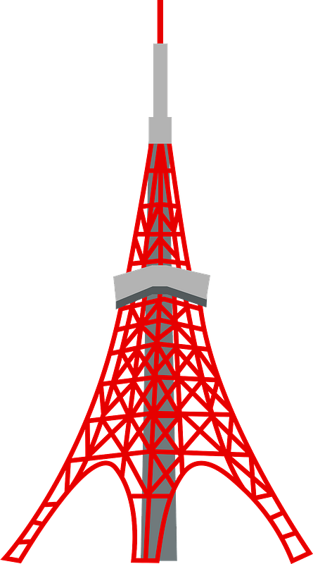 Tokyo Tower ikonisk struktur Wallpapers