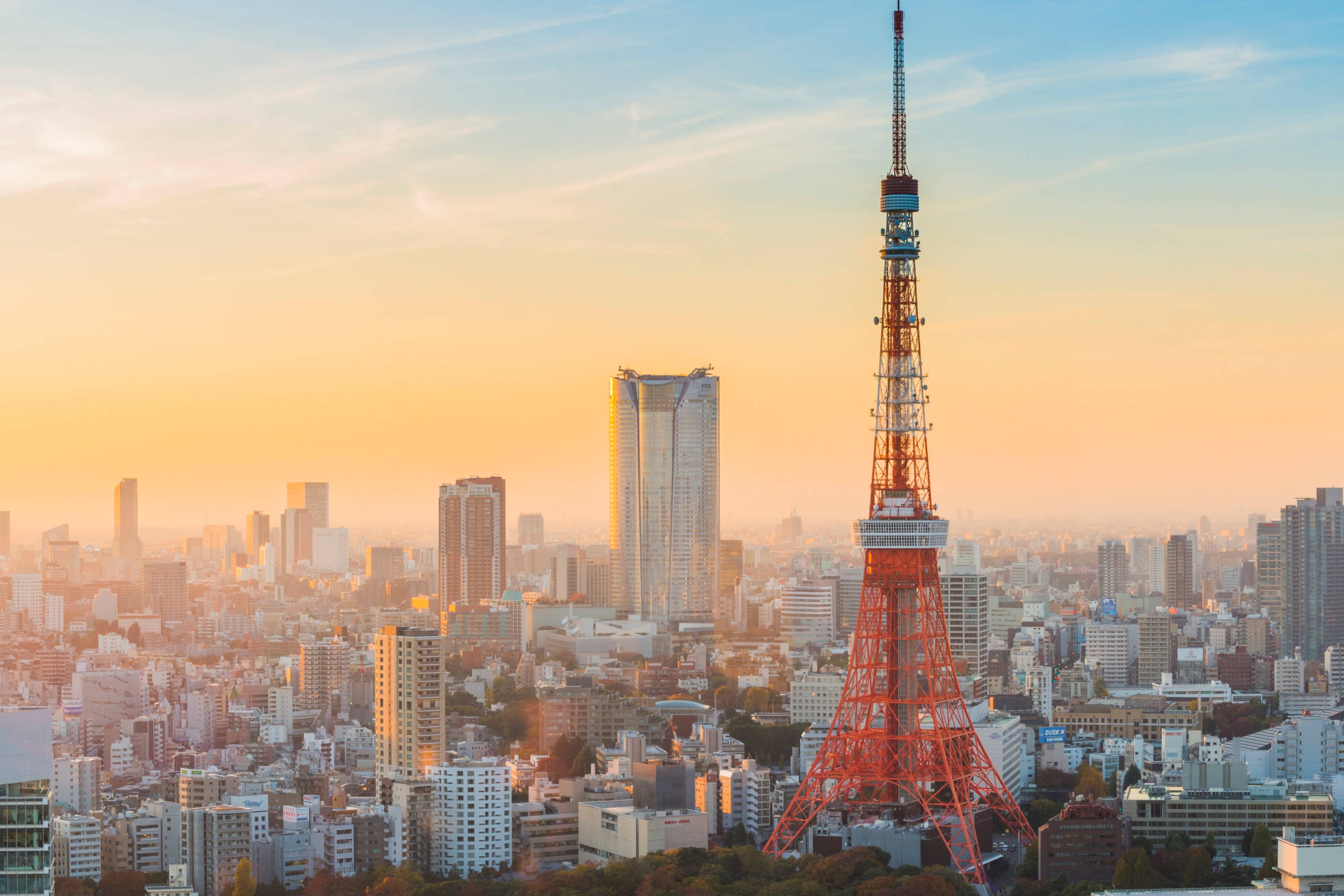 Tokyo Tower om dagen Wallpapers