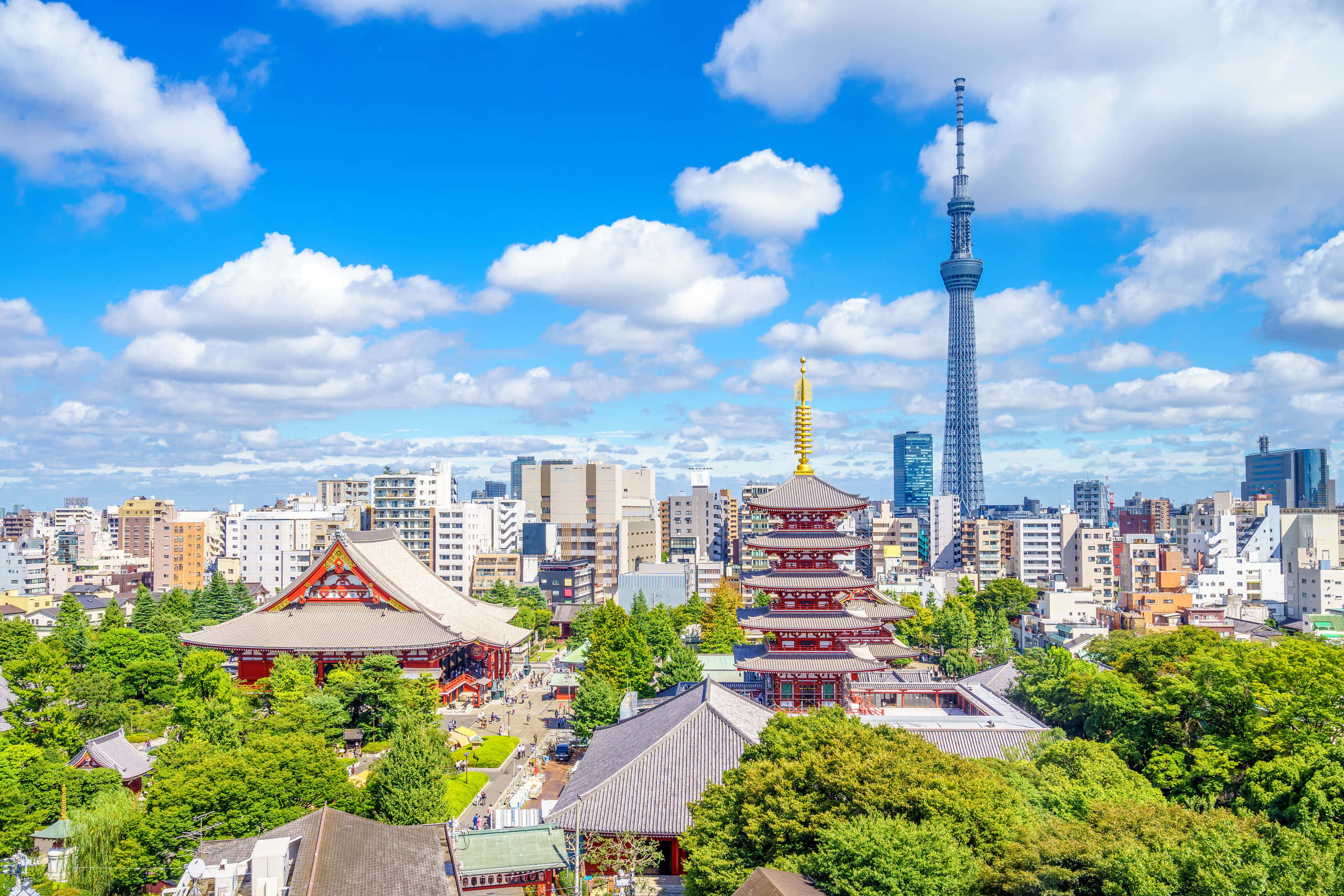 Tokyos skyline, Japans travle hovedstad Wallpapers