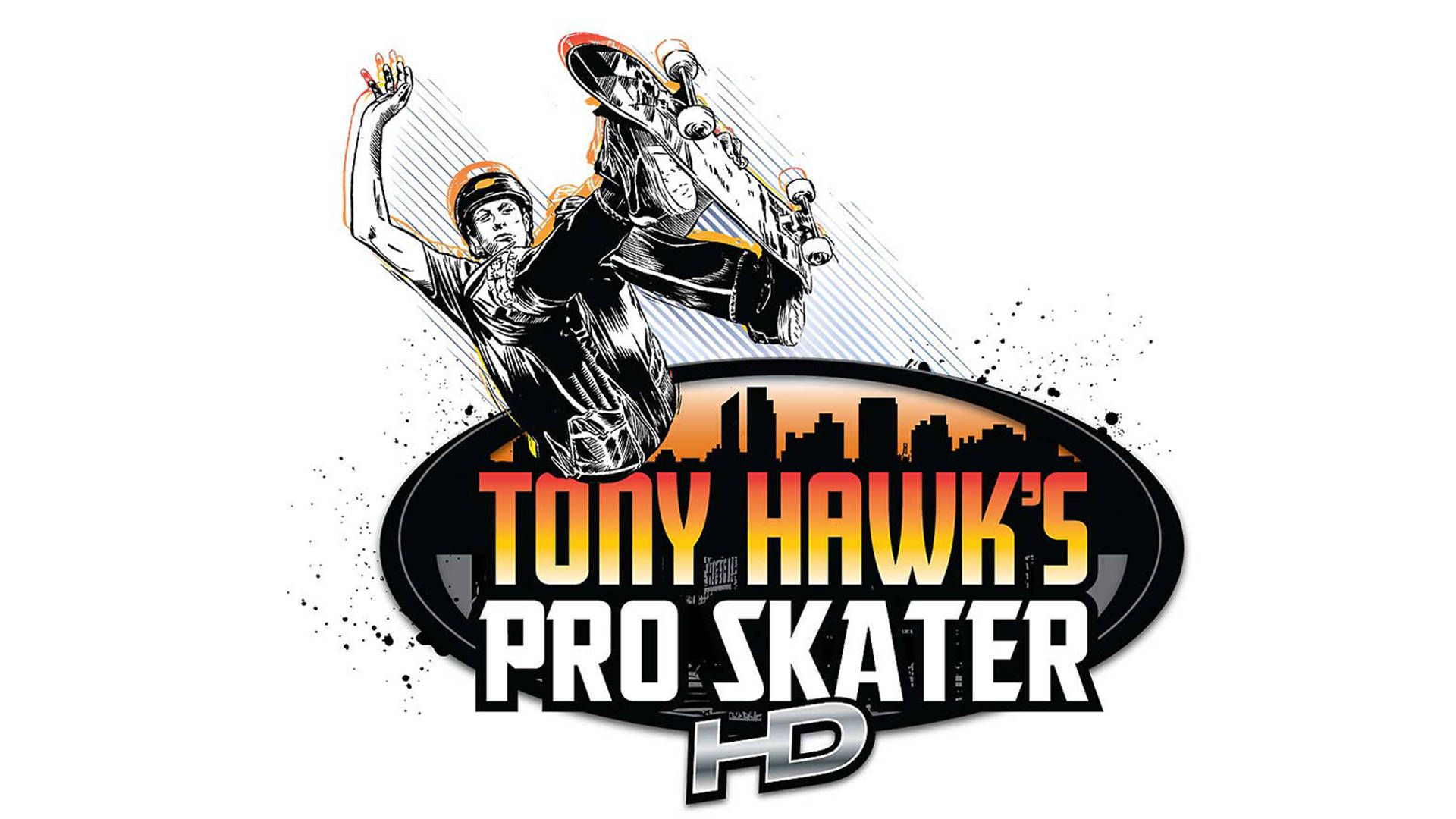 Tony Hawk's Pro Skater HD-logo til iPad Pro Wallpapers