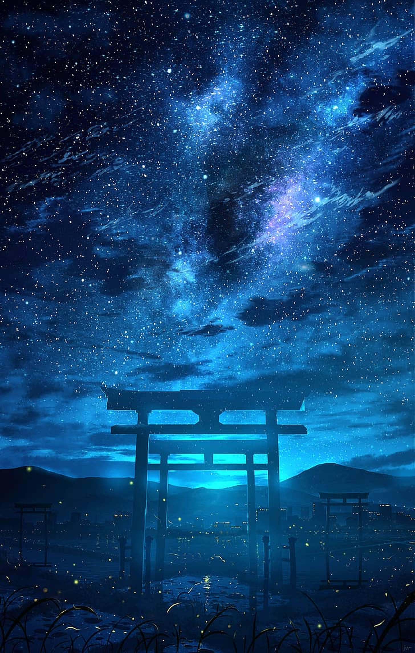 Torii port galakse Wallpapers