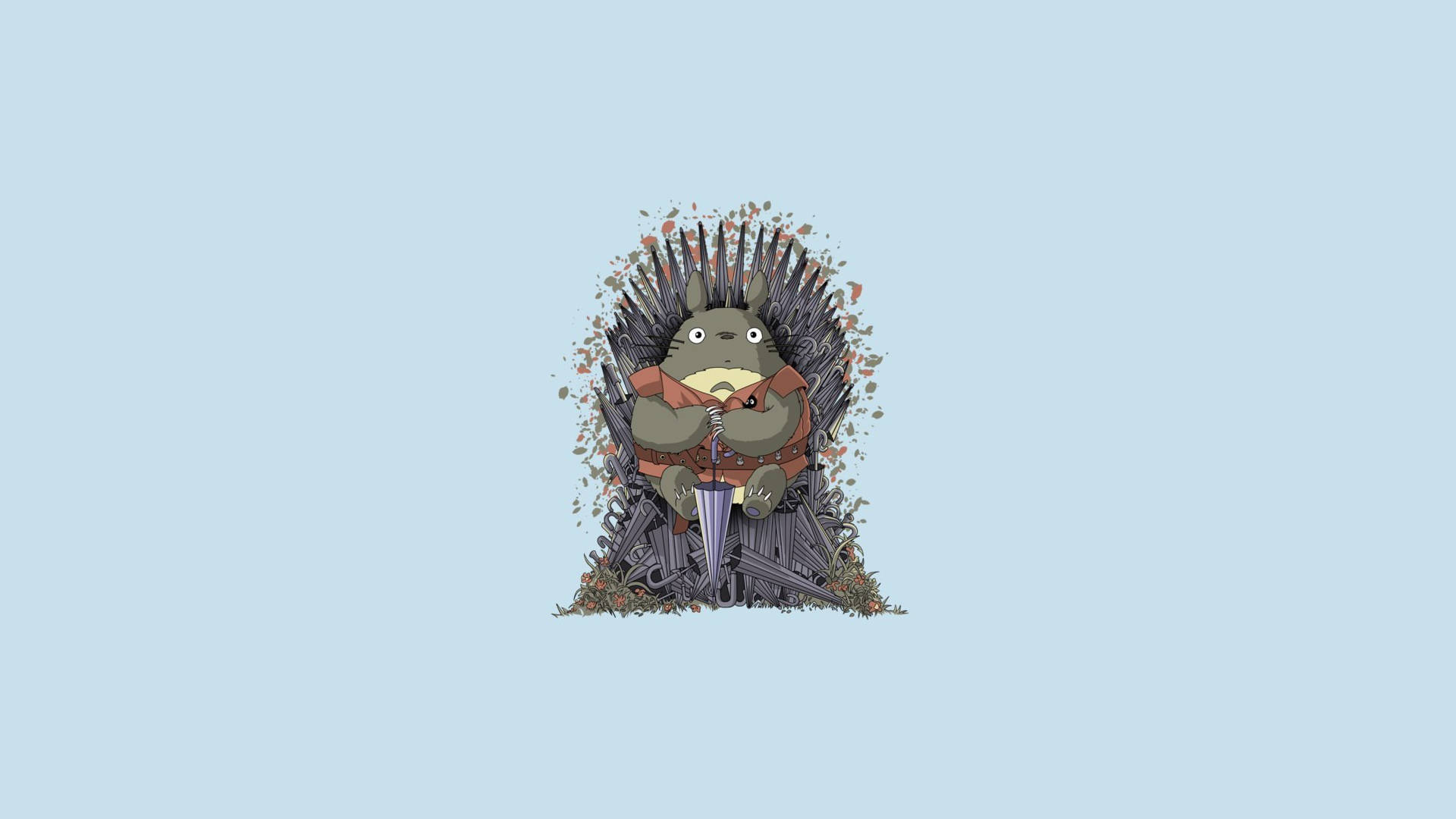 Totoro Game of Thrones Minimalistisk Æstetisk Laptop Wallpapers