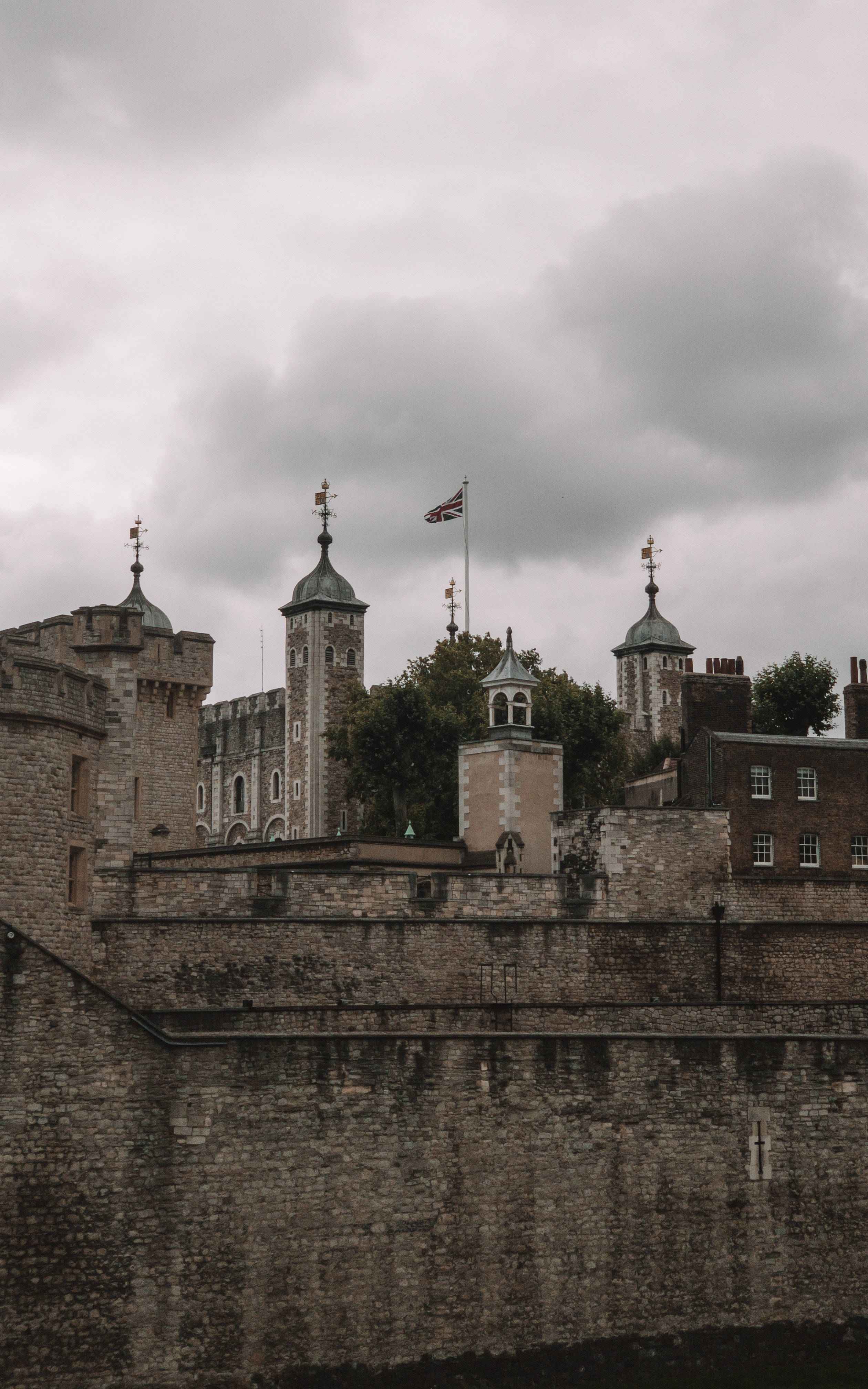 Tower of London på en overskyet dag Wallpapers