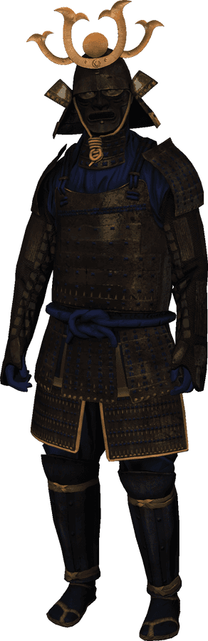 Traditionel samurai rustning med kabuto-hjelm Wallpapers
