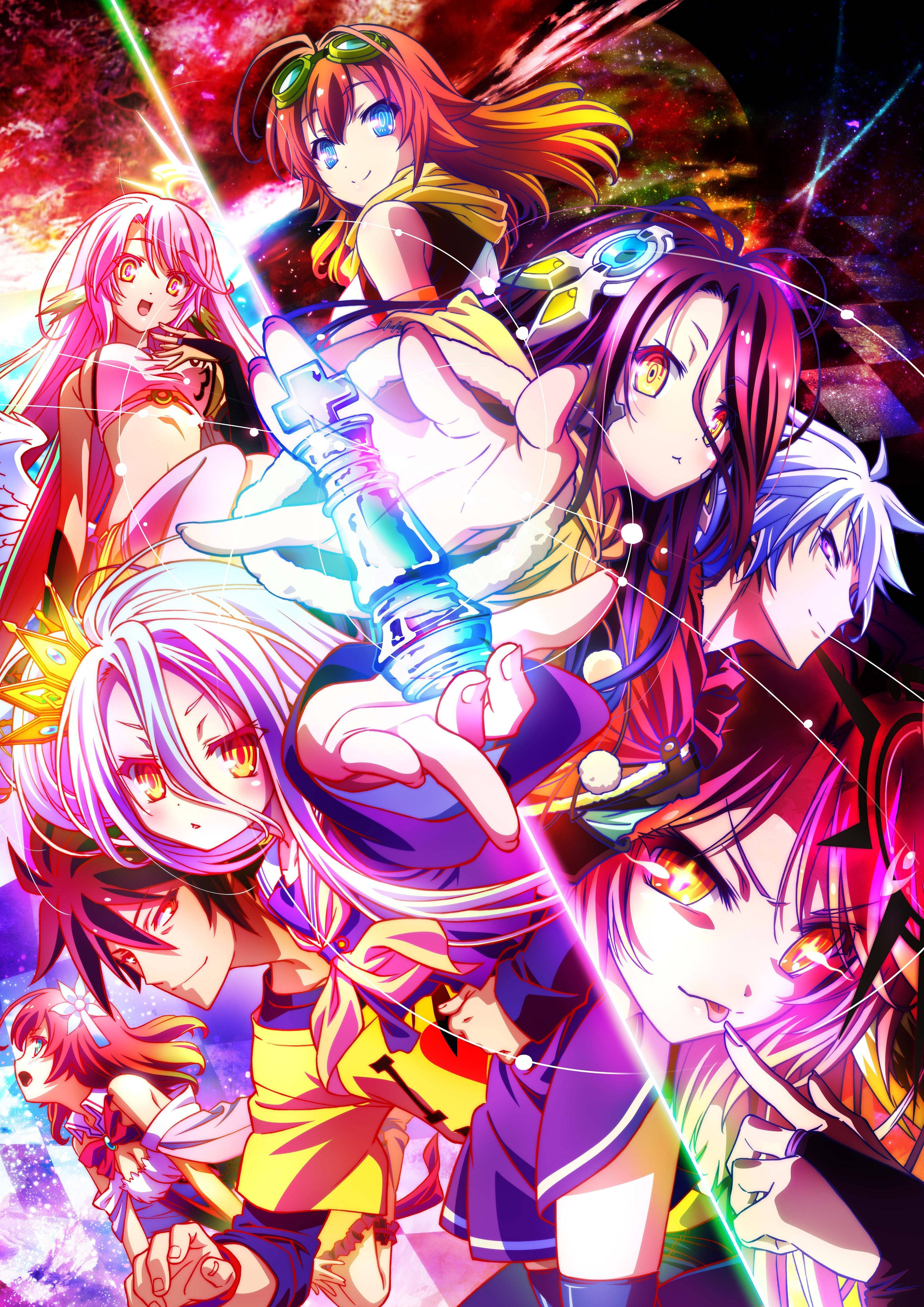 Træd ind i en verden af strategi og eventyr med filmen No Game No Life: Zero! Wallpapers