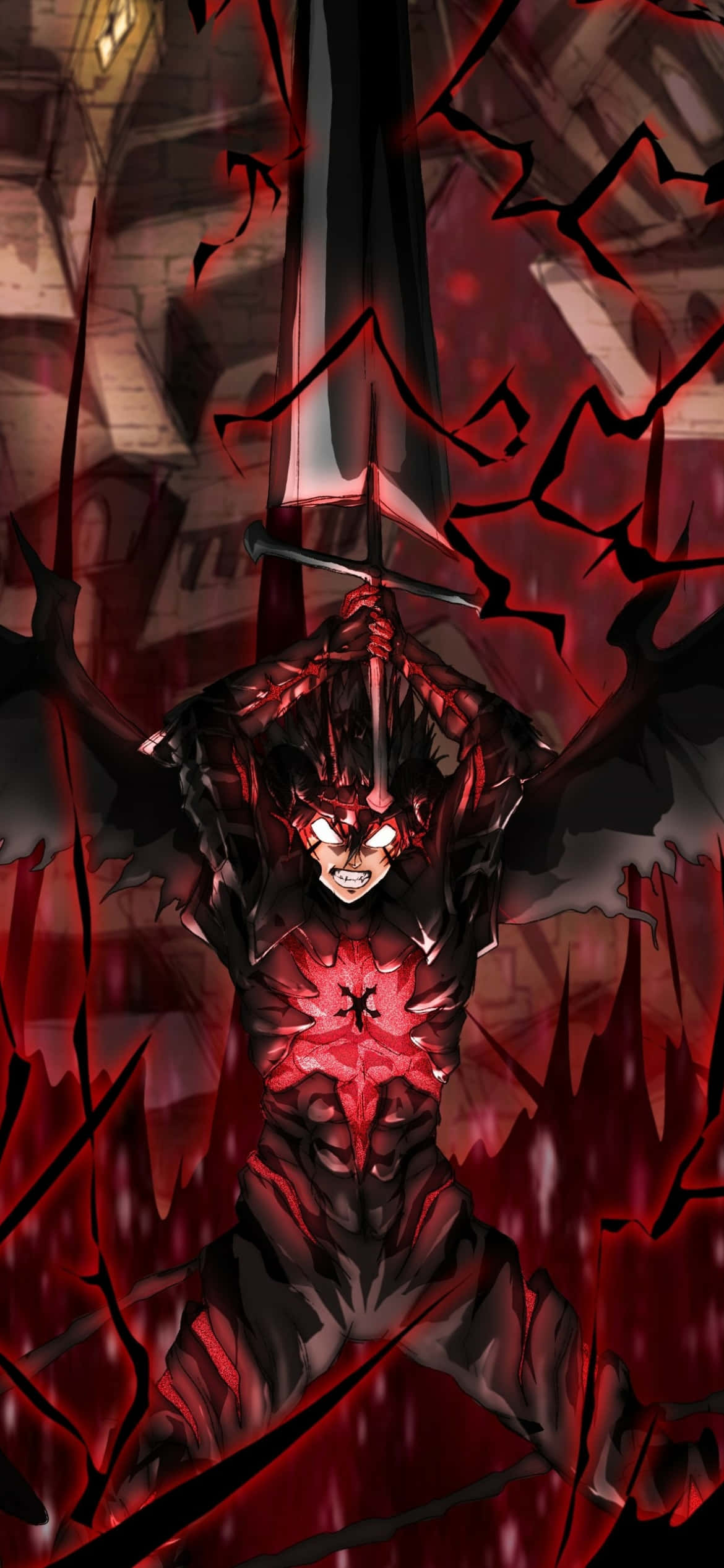Træd ind i verdenen af sort anime Wallpapers