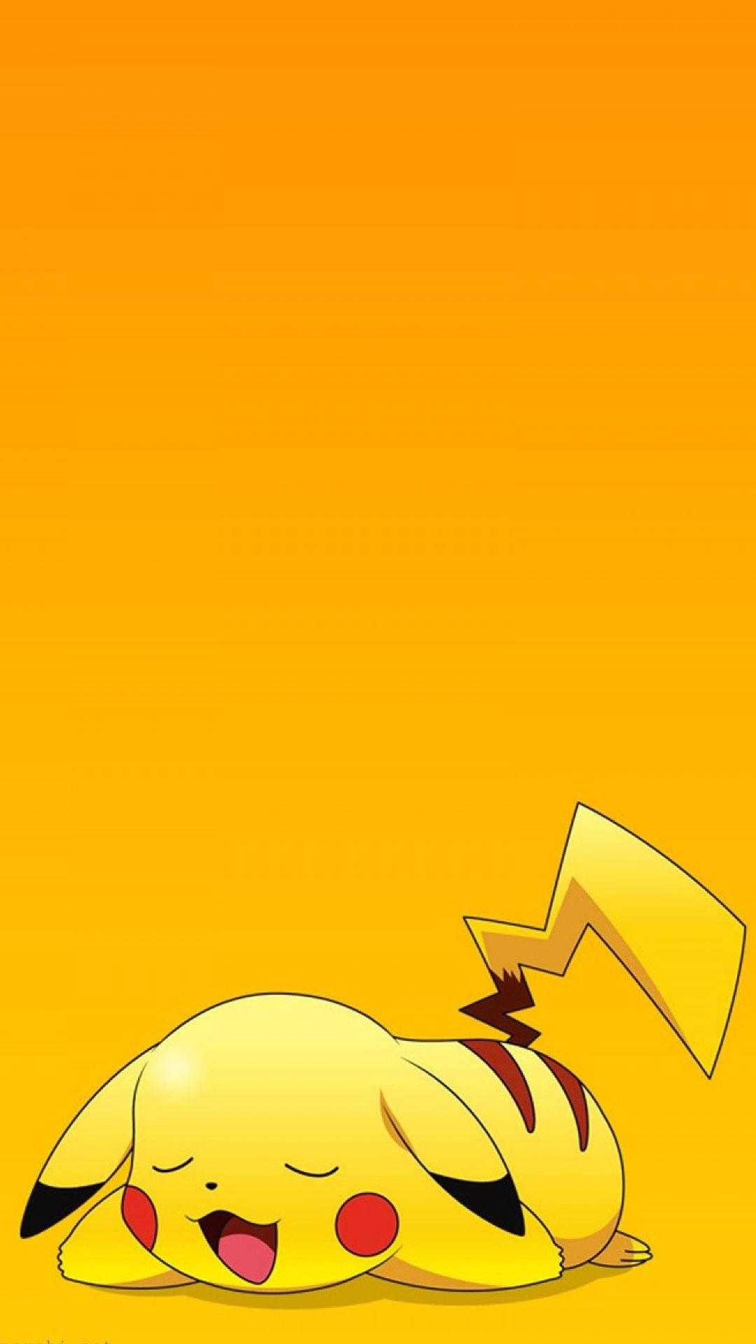 Træt Pikachu iPhone Wallpapers