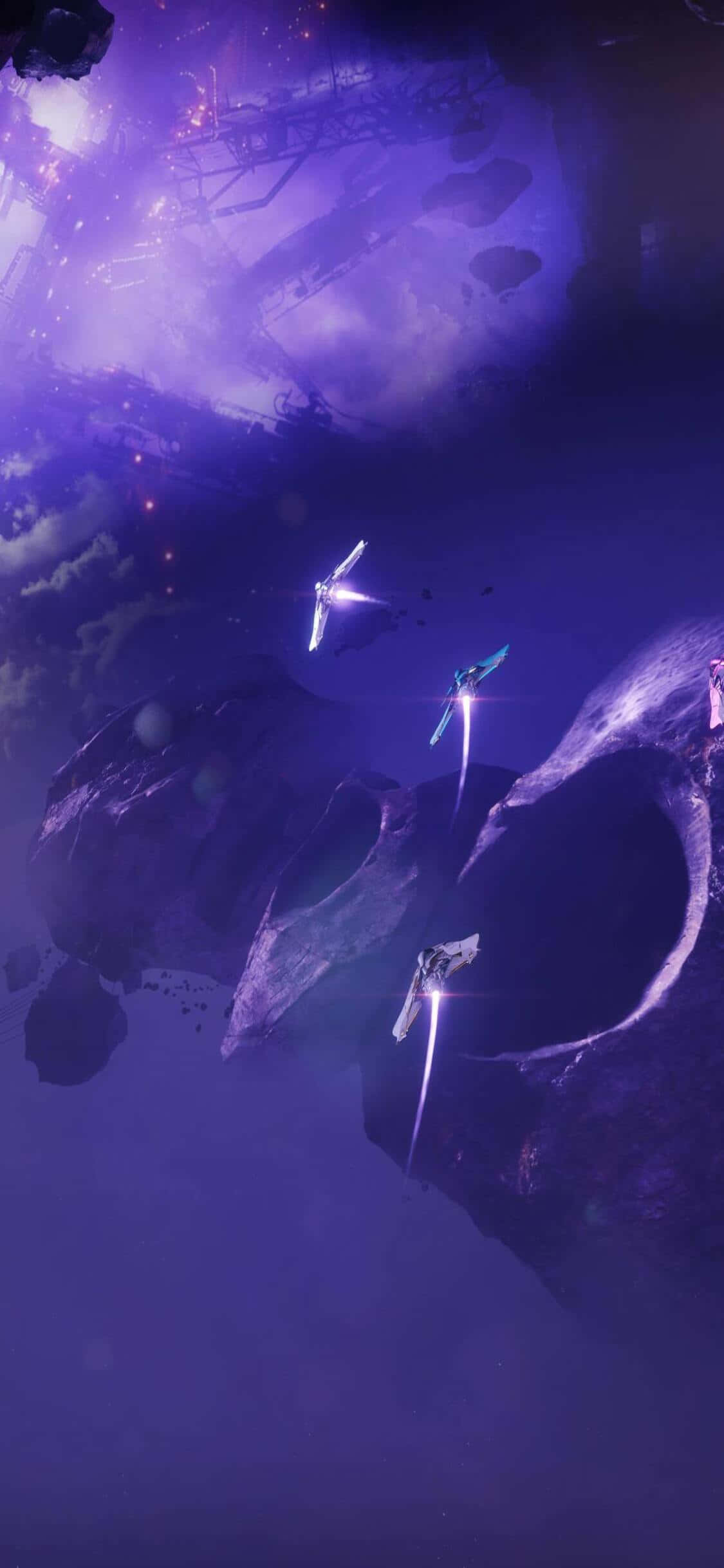 Træd ind i Destiny 2's verden med den nye iPhone Xs Wallpapers
