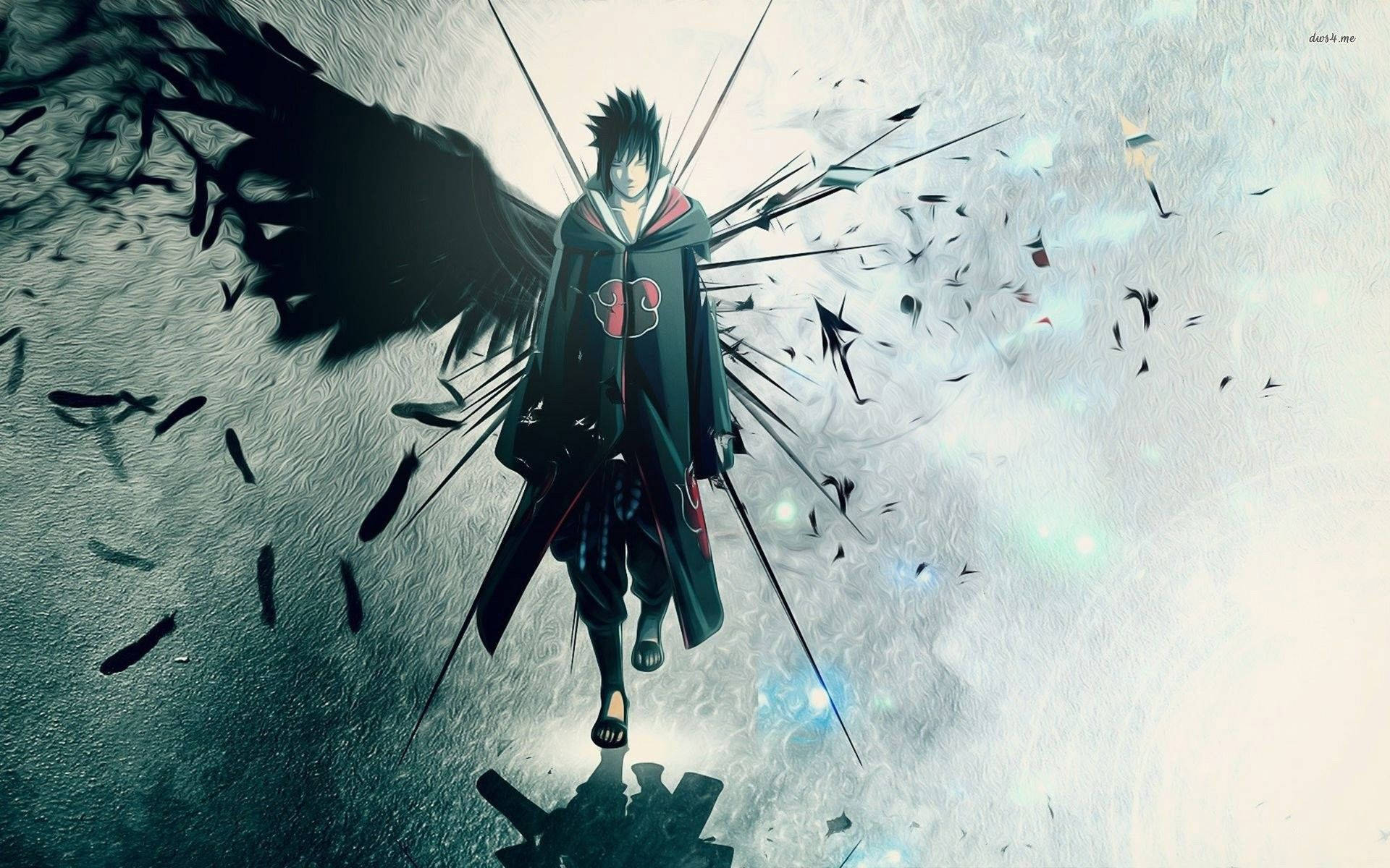 Træd ind i ninjaverdenen med Sasuke Wallpapers