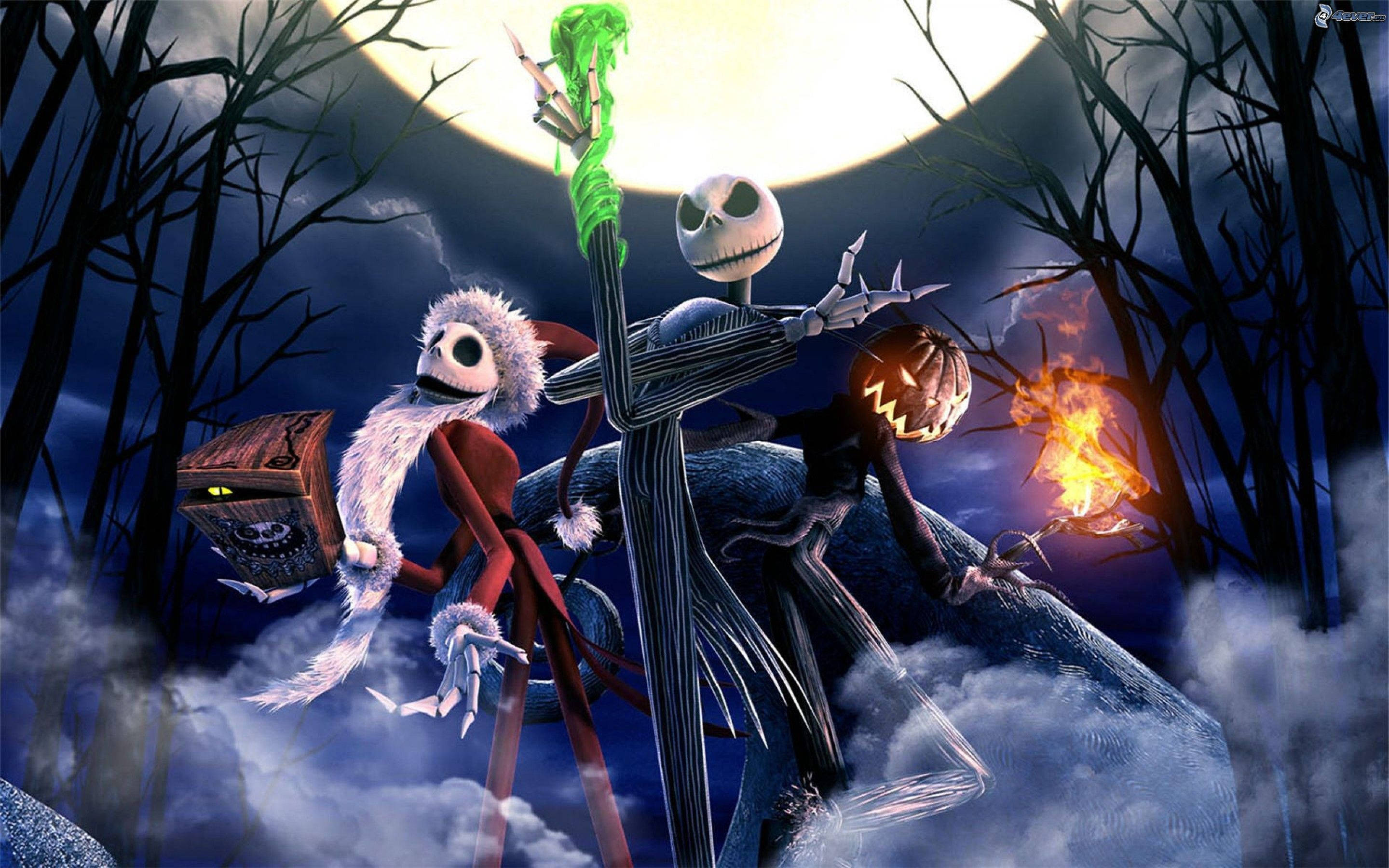 Tre Jacks fra The Nightmare Before Christmas Wallpapers