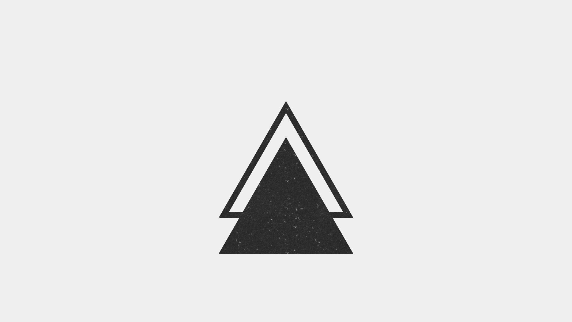 Trekanter minimalistisk æstetik laptop Wallpapers