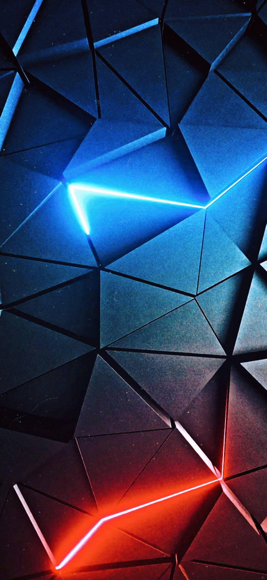 Trekantet abstrakt neonæstetisk iPhone Wallpapers