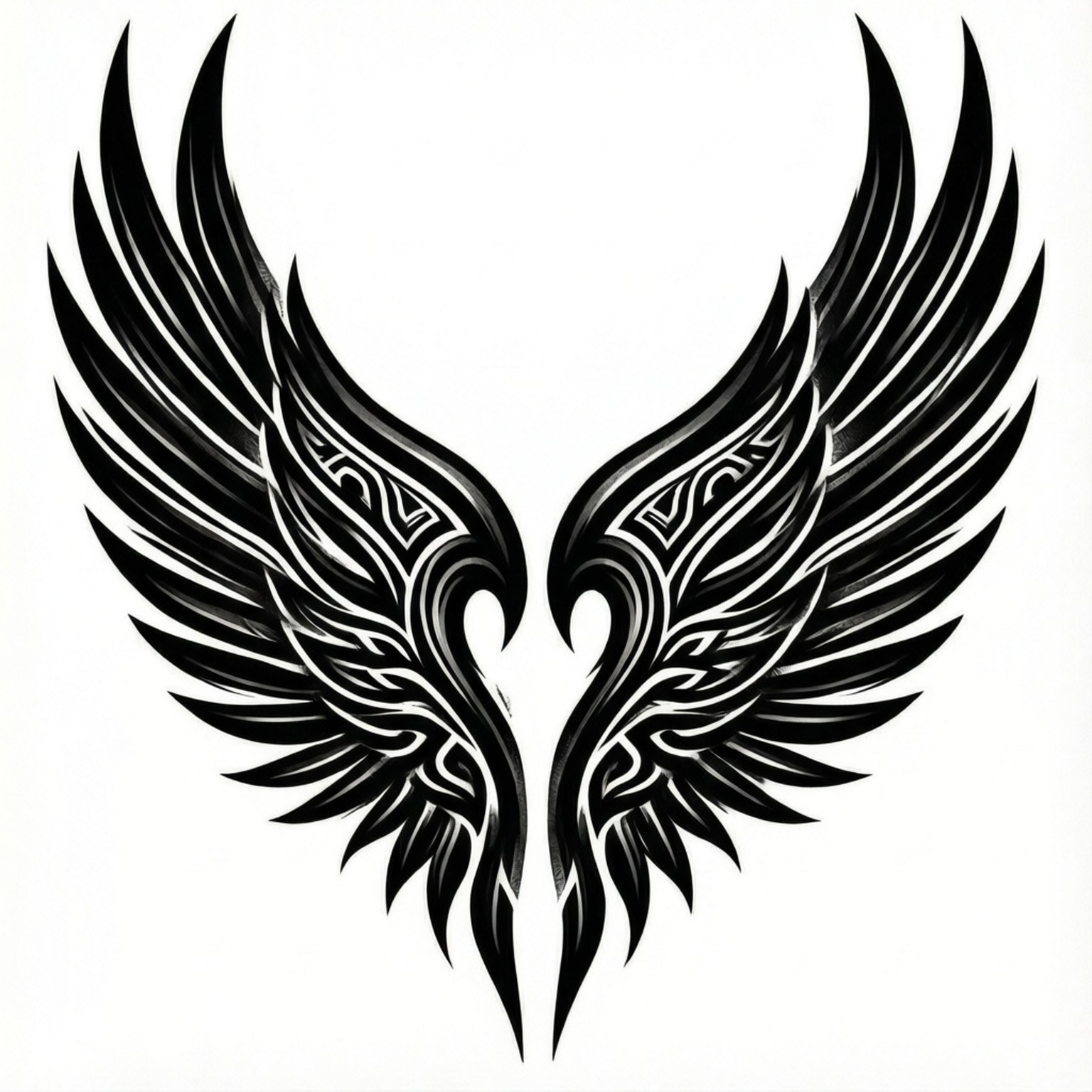 Tribal Vinge Mønster Wallpapers