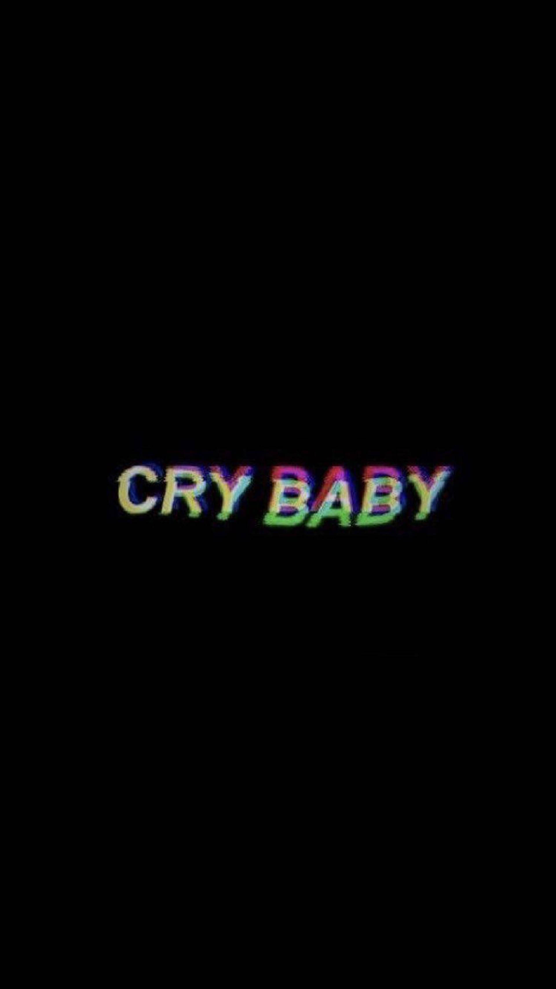 Trippy mørk æstetik Cry Baby Wallpapers