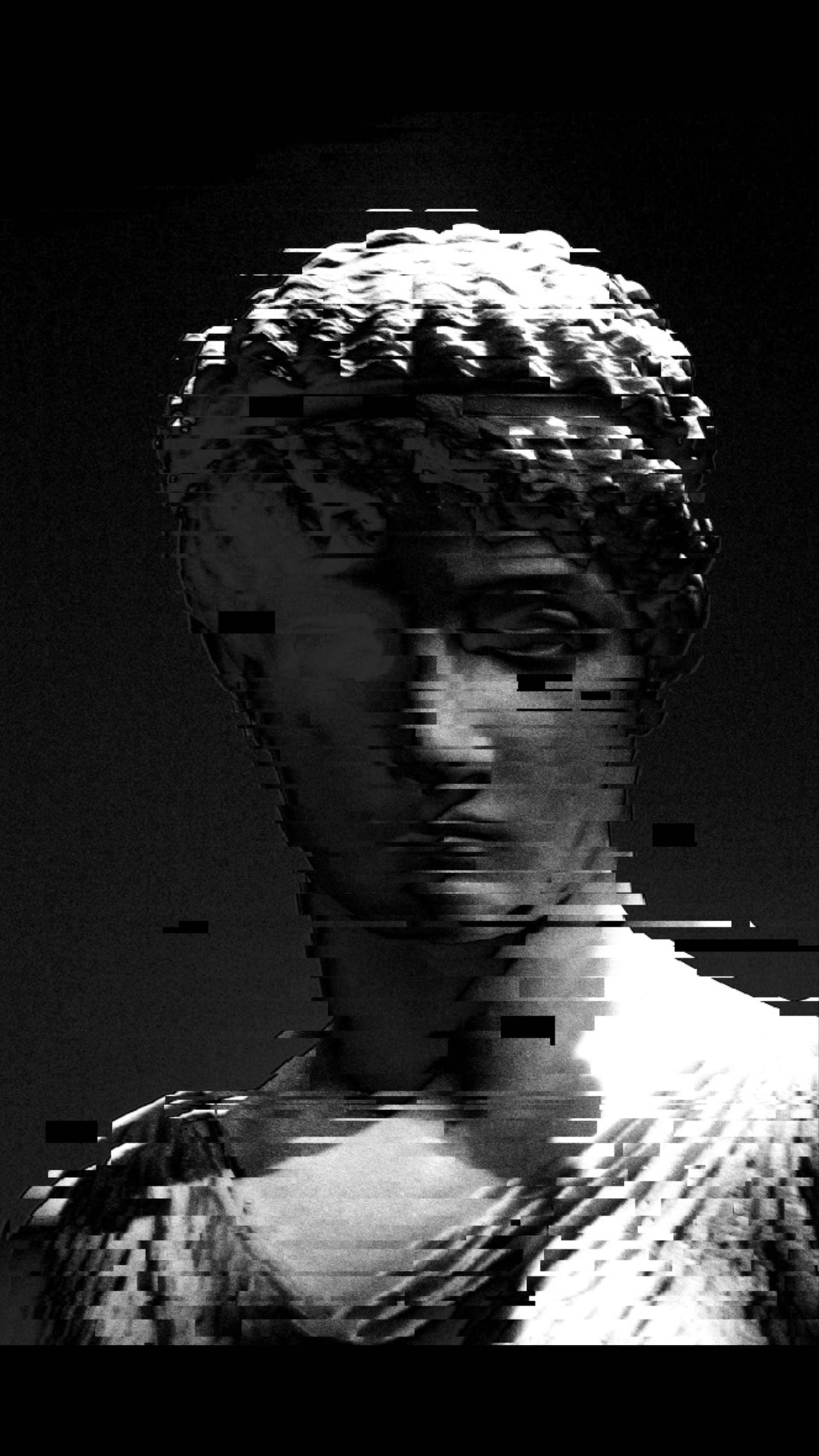 Trippy mørk æstetisk græsk statue Wallpapers