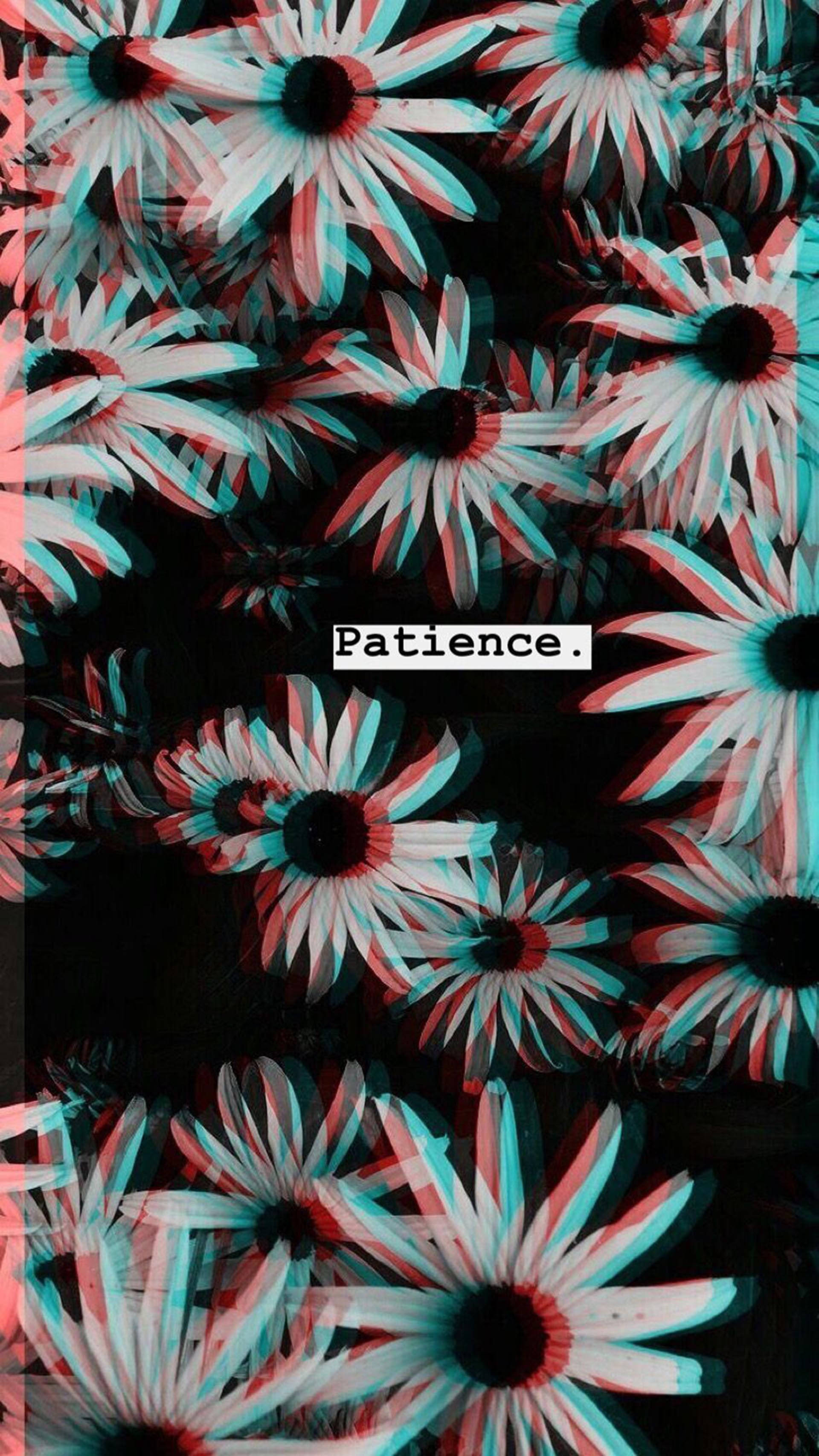 Trippy mørk æstetiske blomster Wallpapers
