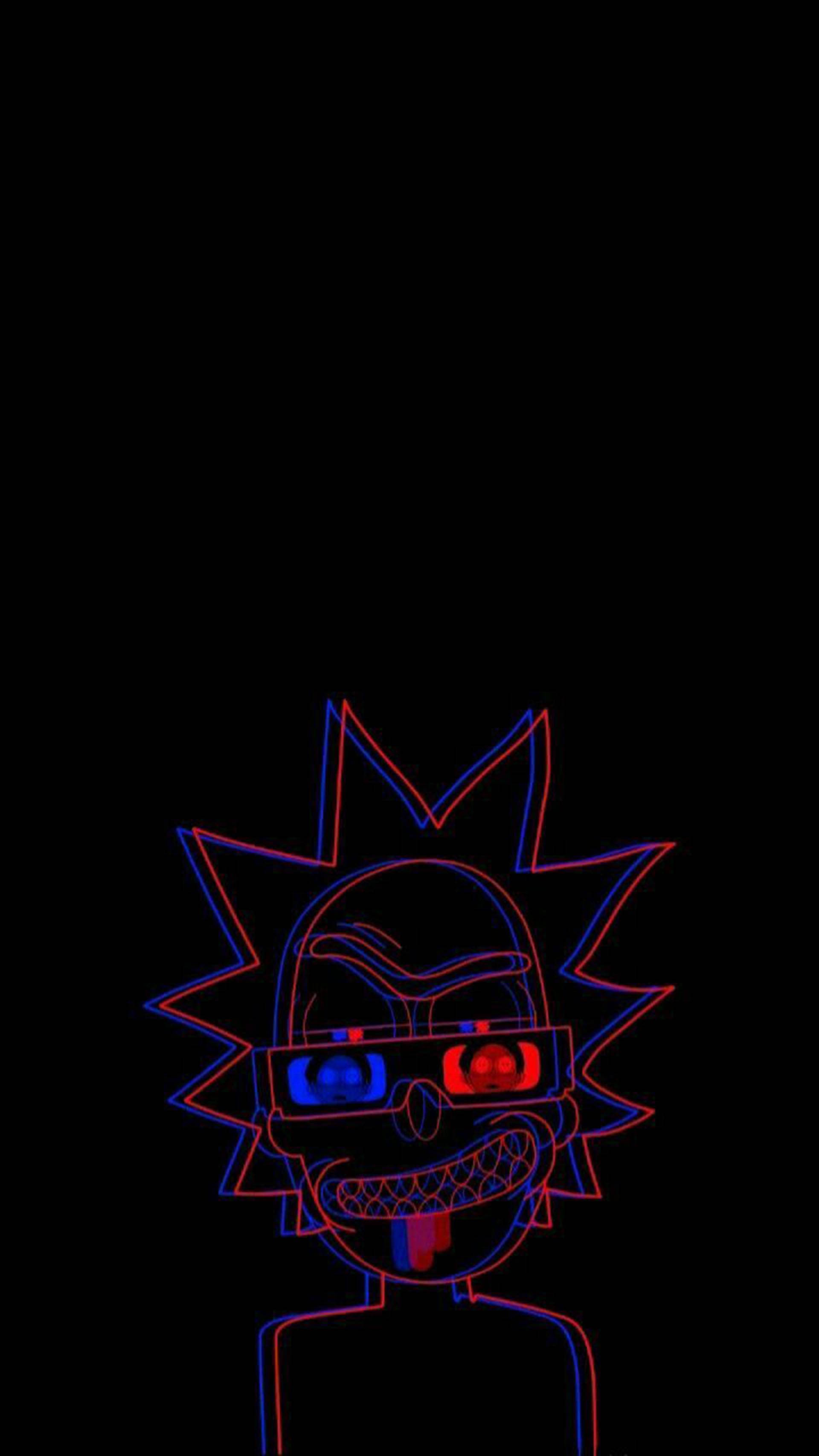 Trippy Mørk Æstetik Rick Wallpapers