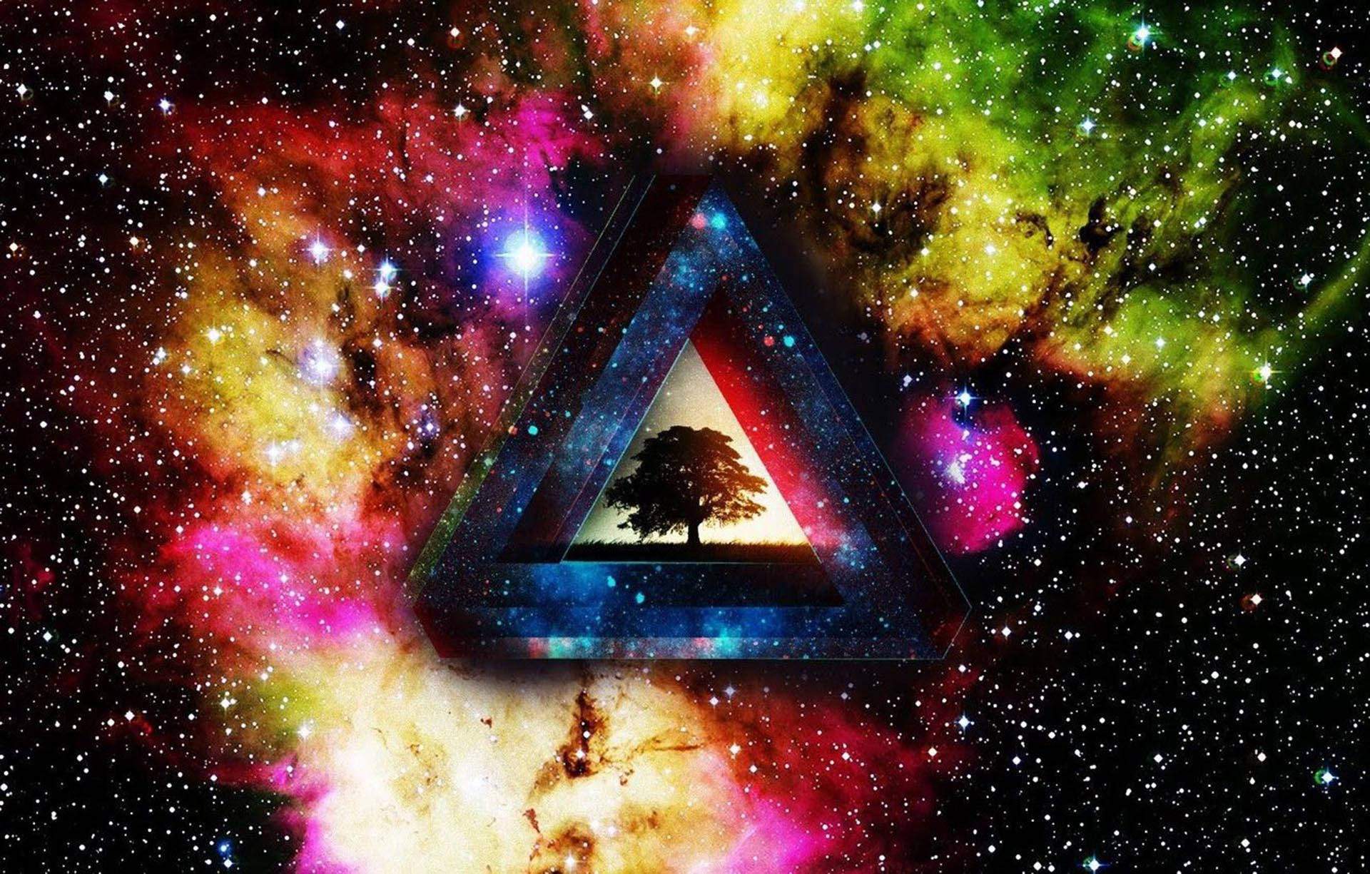 Trippy mørk æstetisk galakse Wallpapers