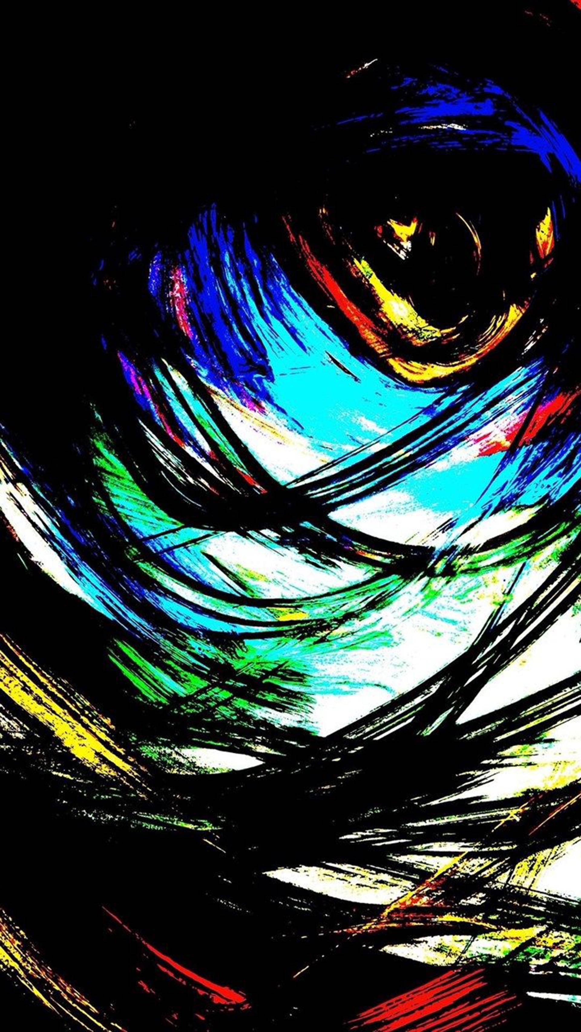 Trippy mørk æstetisk grunge-linjer Wallpapers