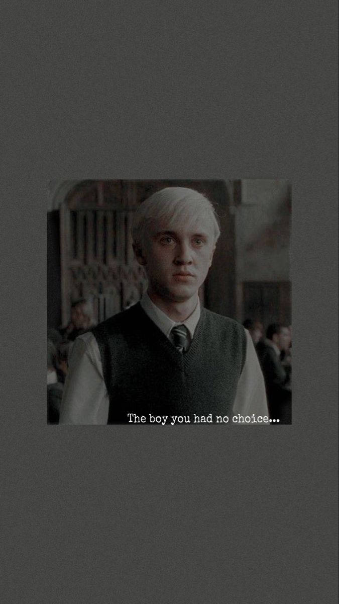 Trist Draco Malfoy æstetik Wallpapers