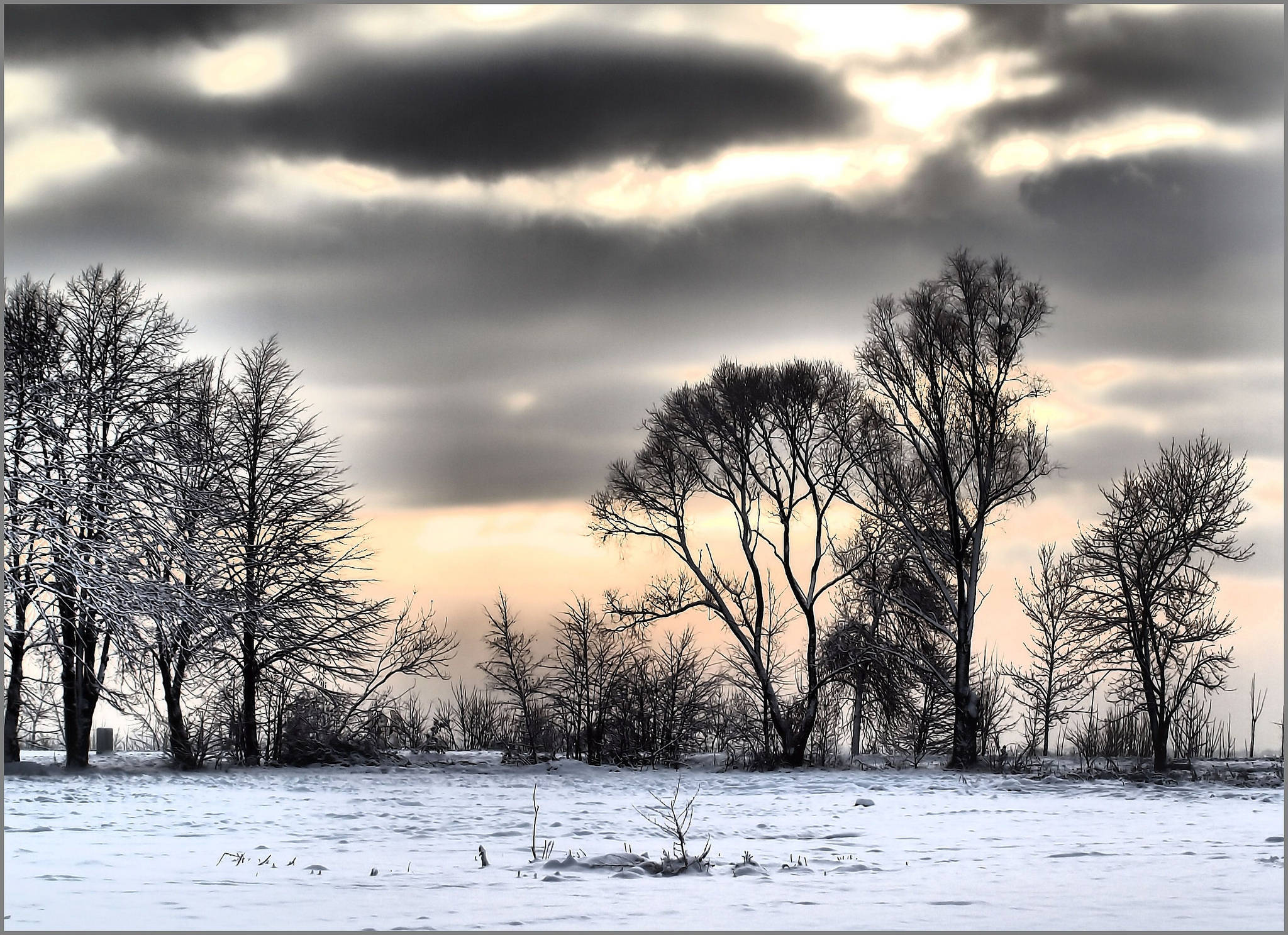 Trist vinter – skønheden i stilheden Wallpapers