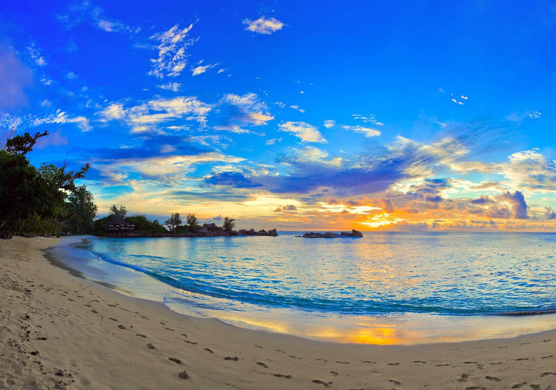 Tropisk strand sommer skrivebord Wallpapers