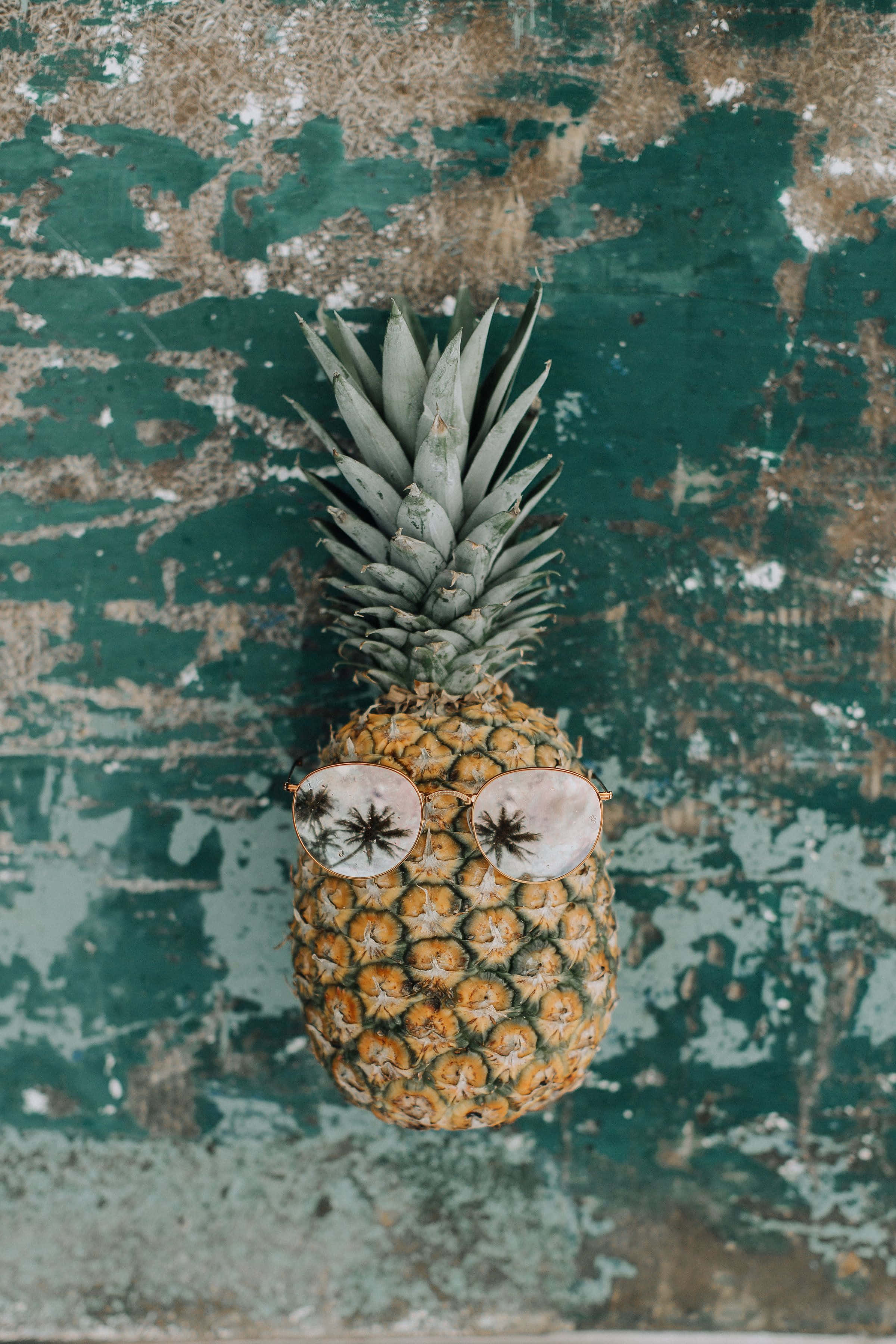 Tropiske lækkerier – Nyd en lækker ananasfrugt Wallpapers