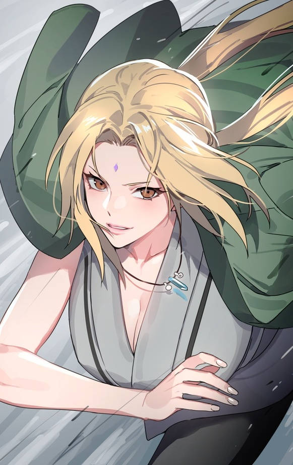 Tsunade løber Wallpapers
