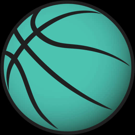 Turkis basketball grafisk Wallpapers
