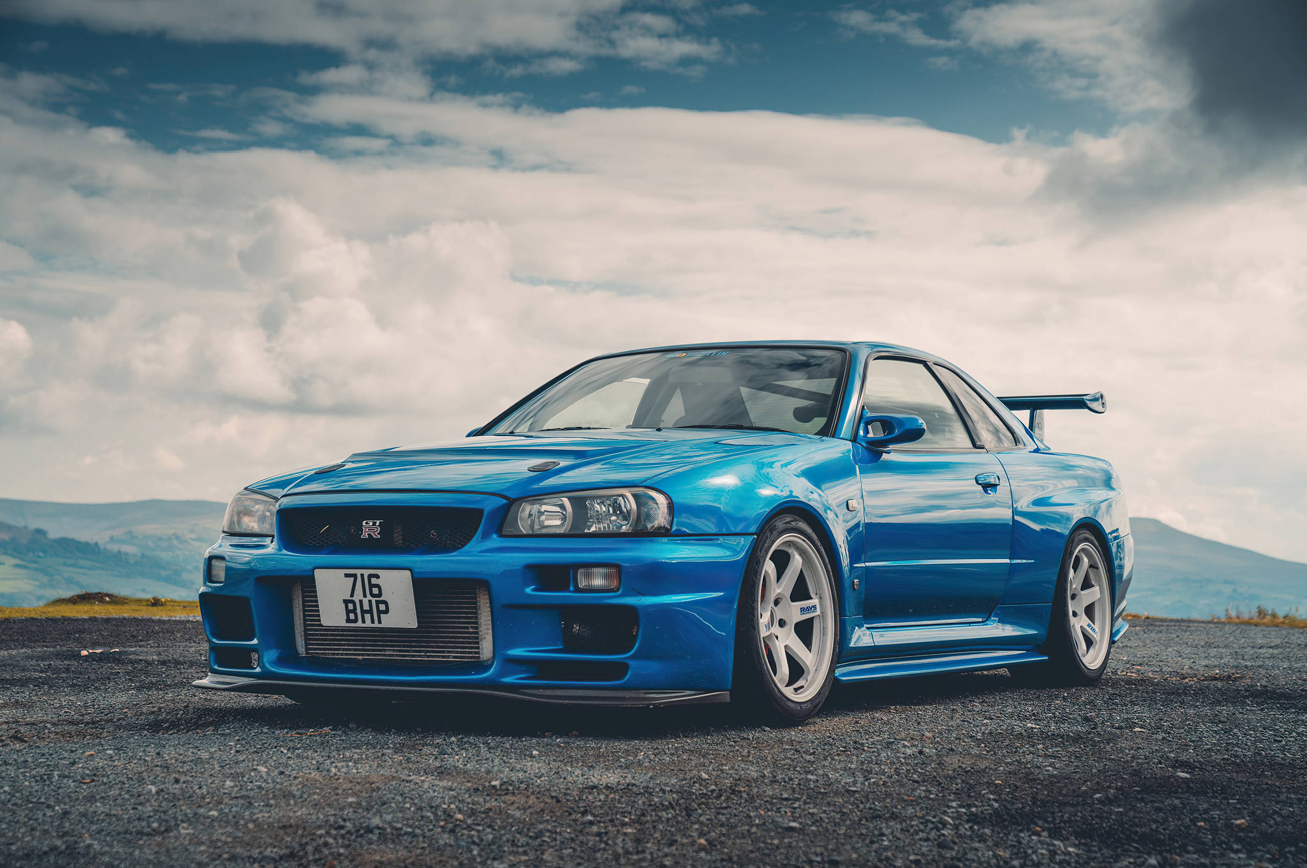 Turkis Nissan Skyline GTR R34 Wallpapers