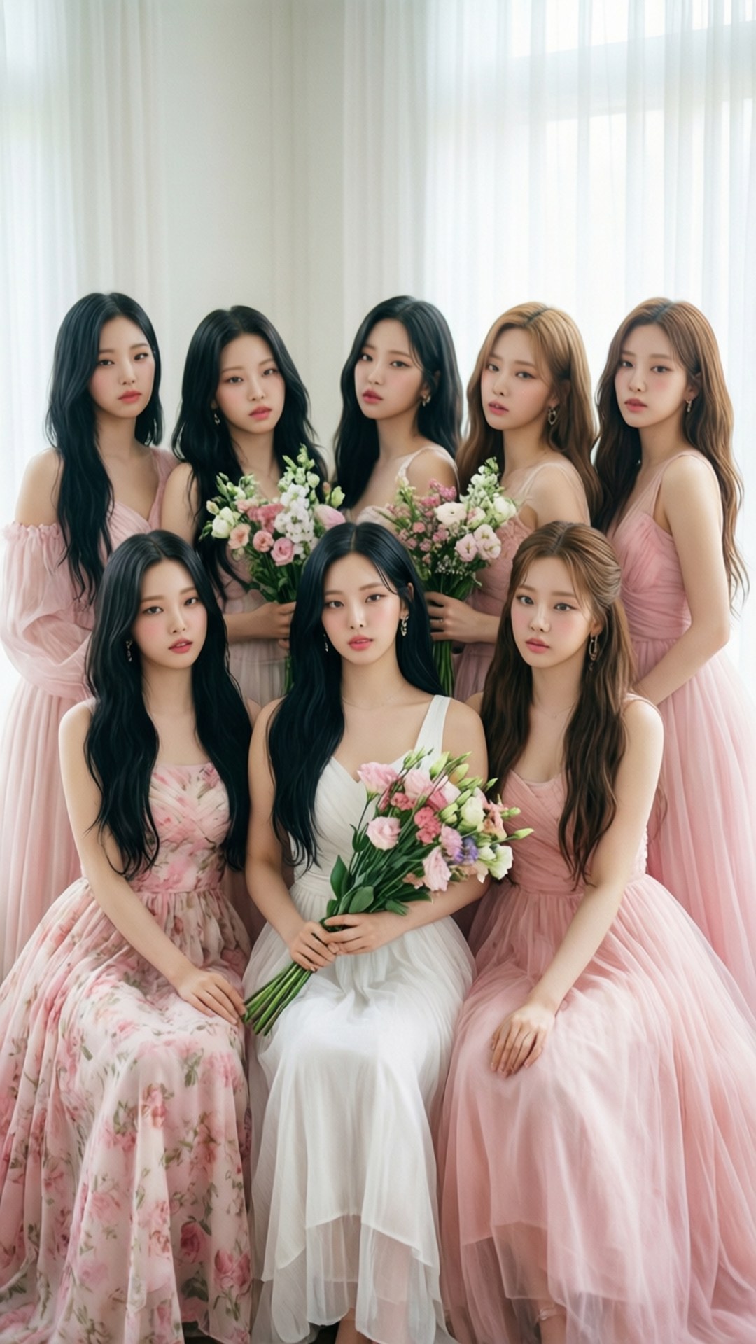 TWICE i Blomster Wallpapers