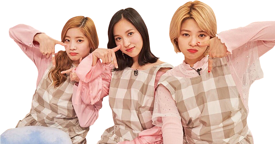Twice-medlemmer i afslappet positur Wallpapers