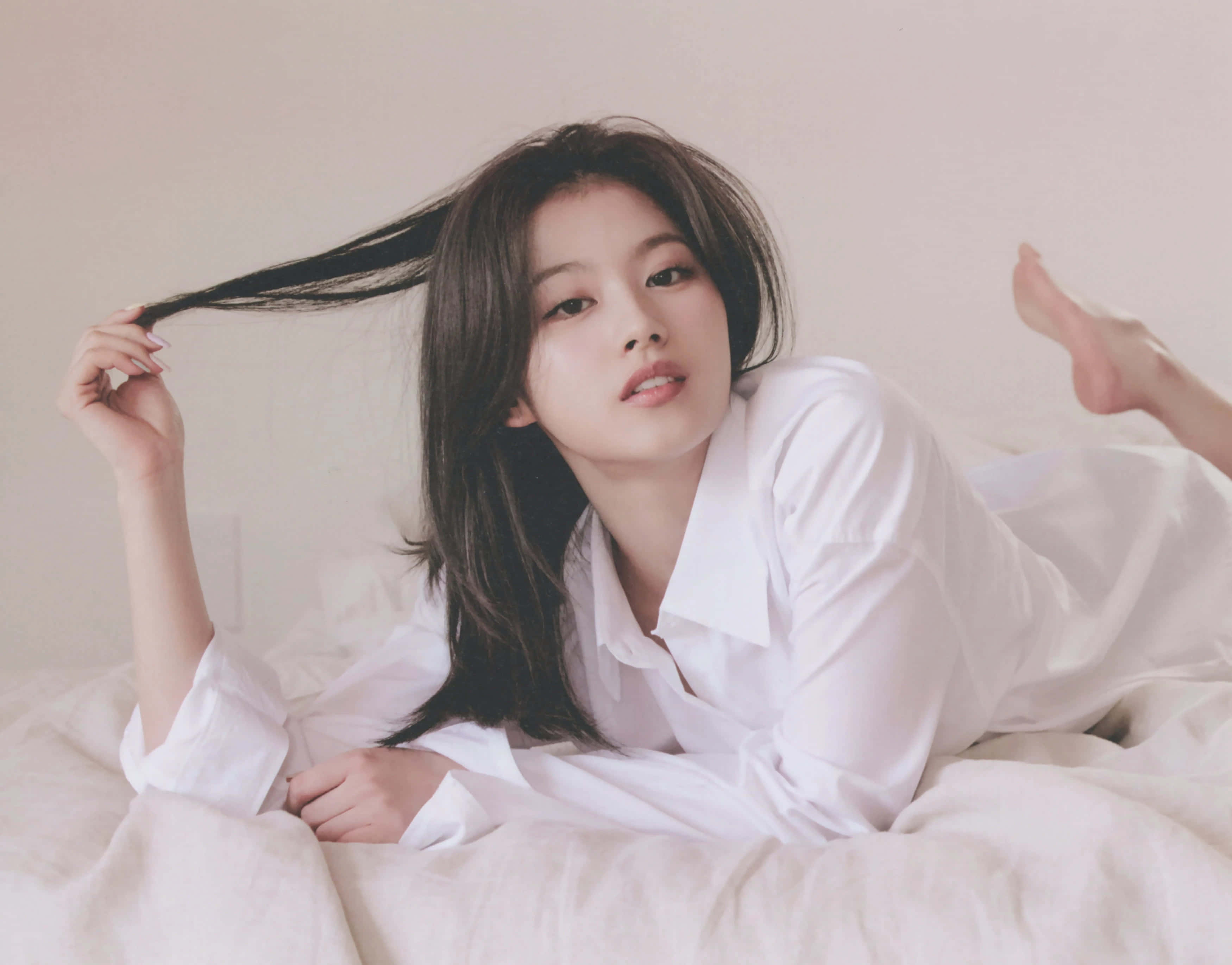 Twice-medlemmer poserer sammen til et gruppebillede Wallpapers