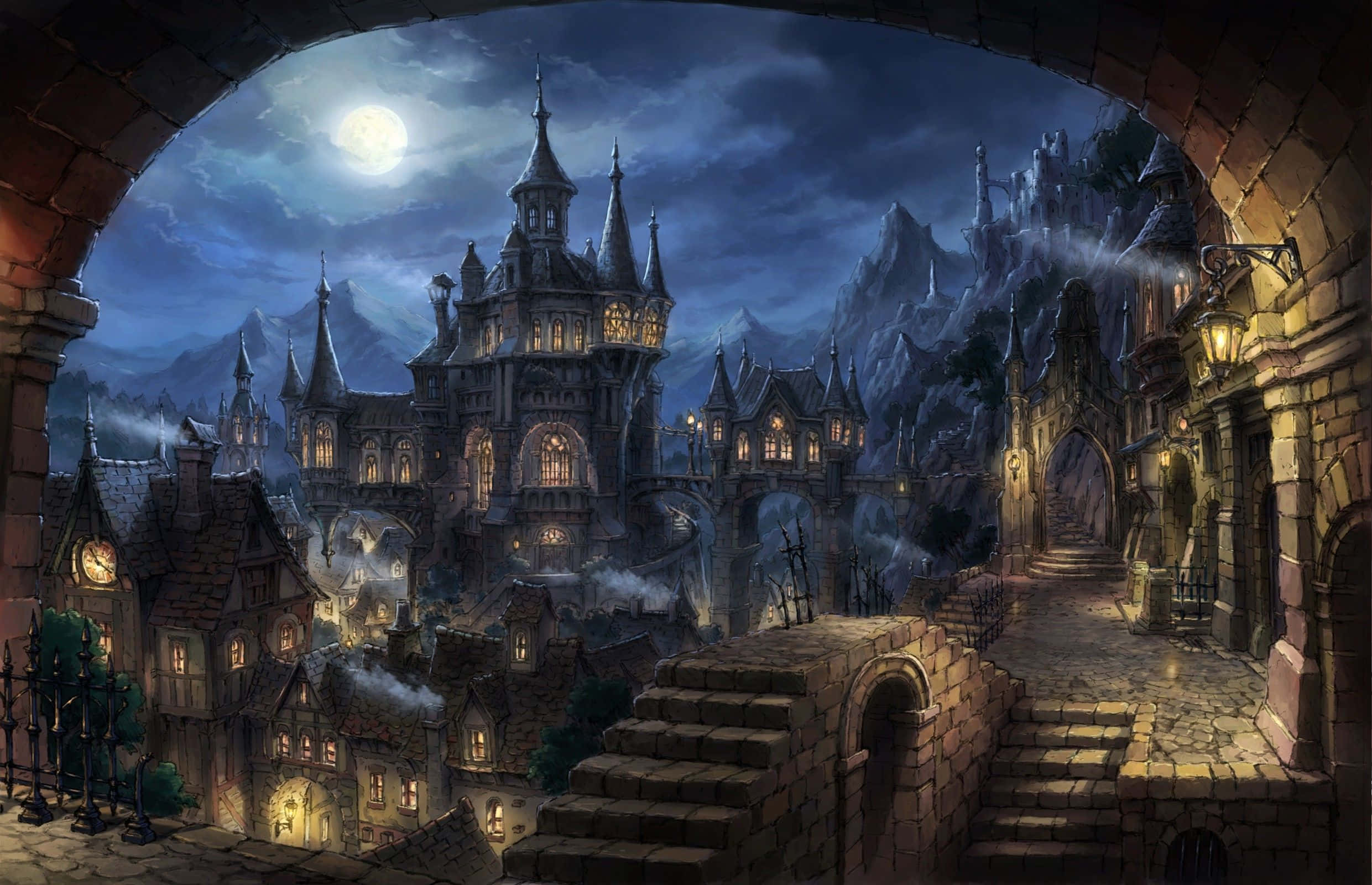 Udfold en verden af vidundere med Fantasy Art Wallpapers
