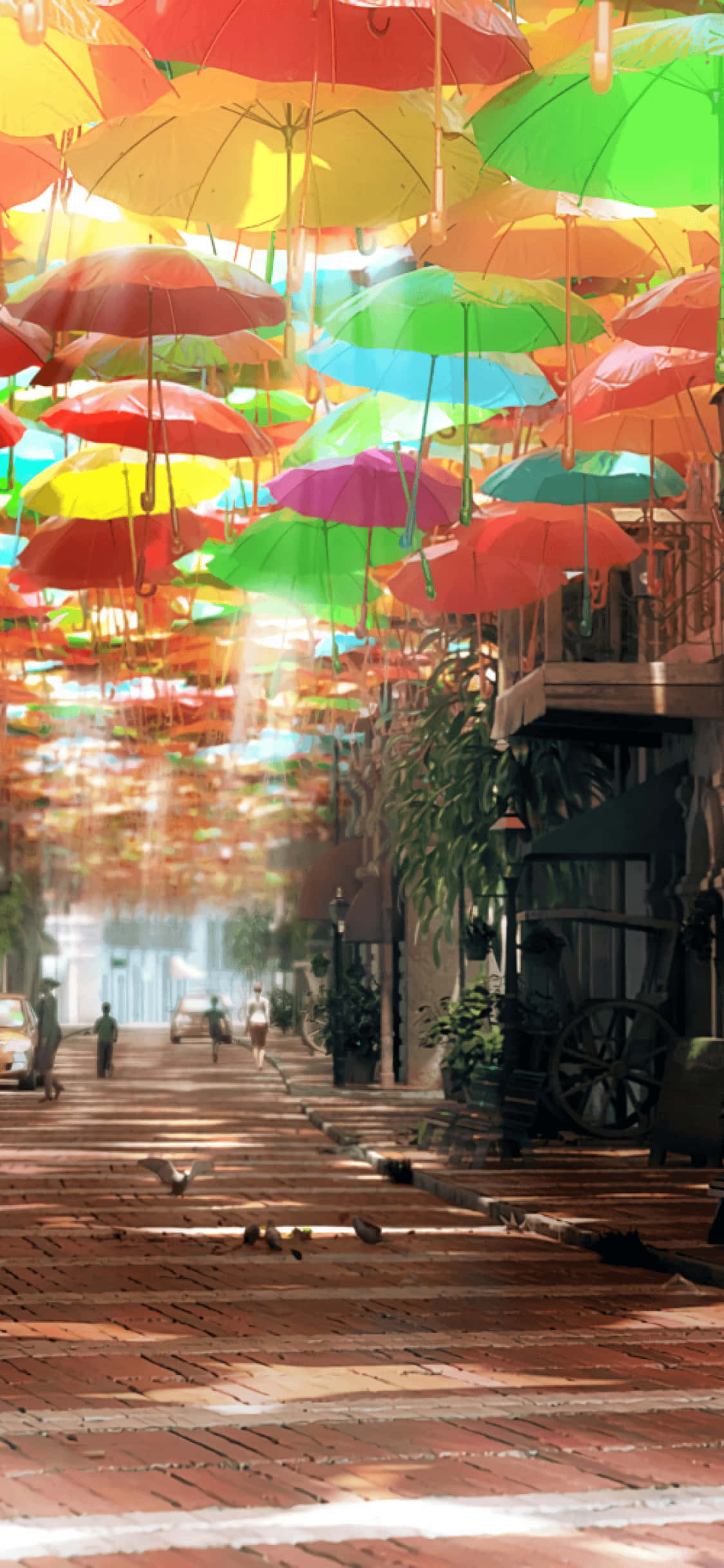 Udforsk charmen ved Anime Park Scenery! Wallpapers