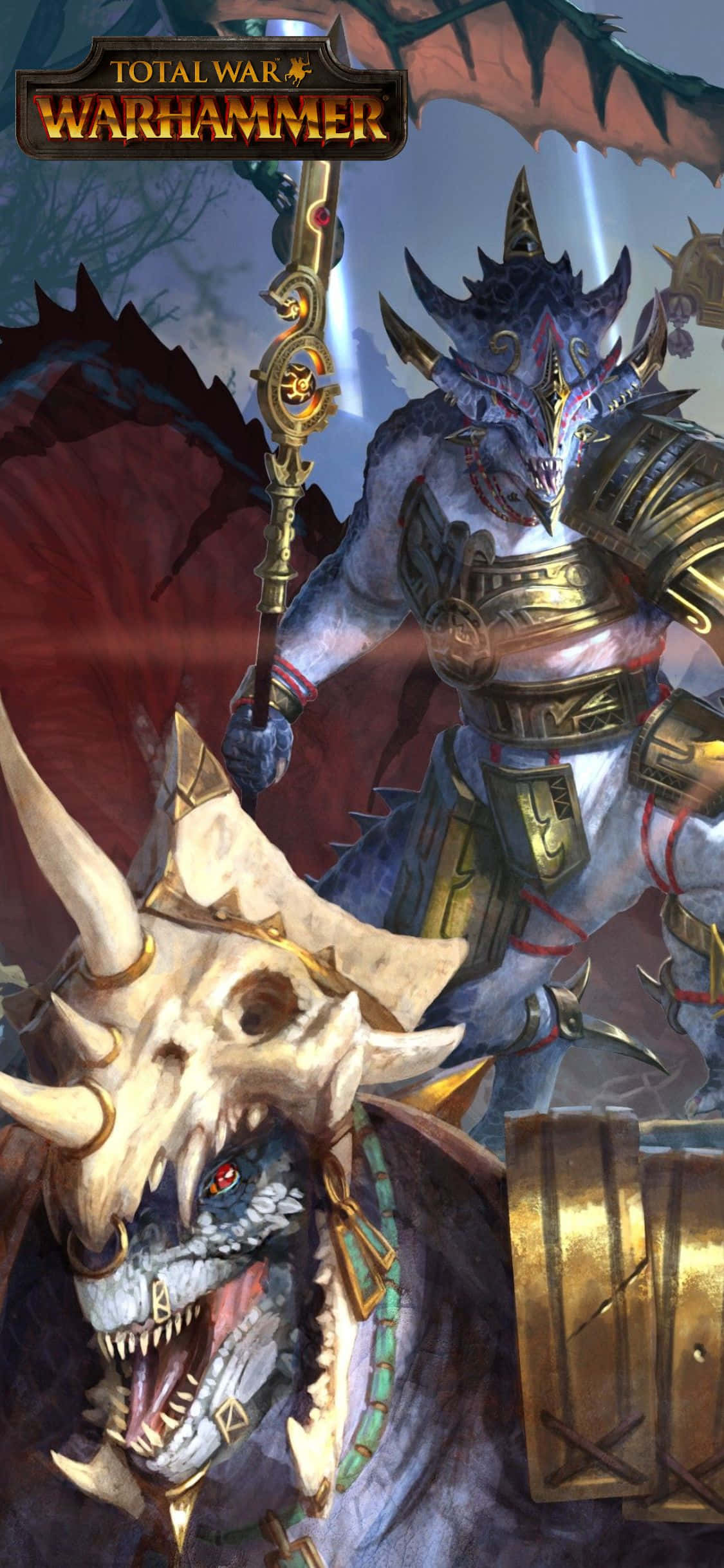 Udforsk de krigshærgede lande i Total War Warhammer på din iPhone X Wallpapers