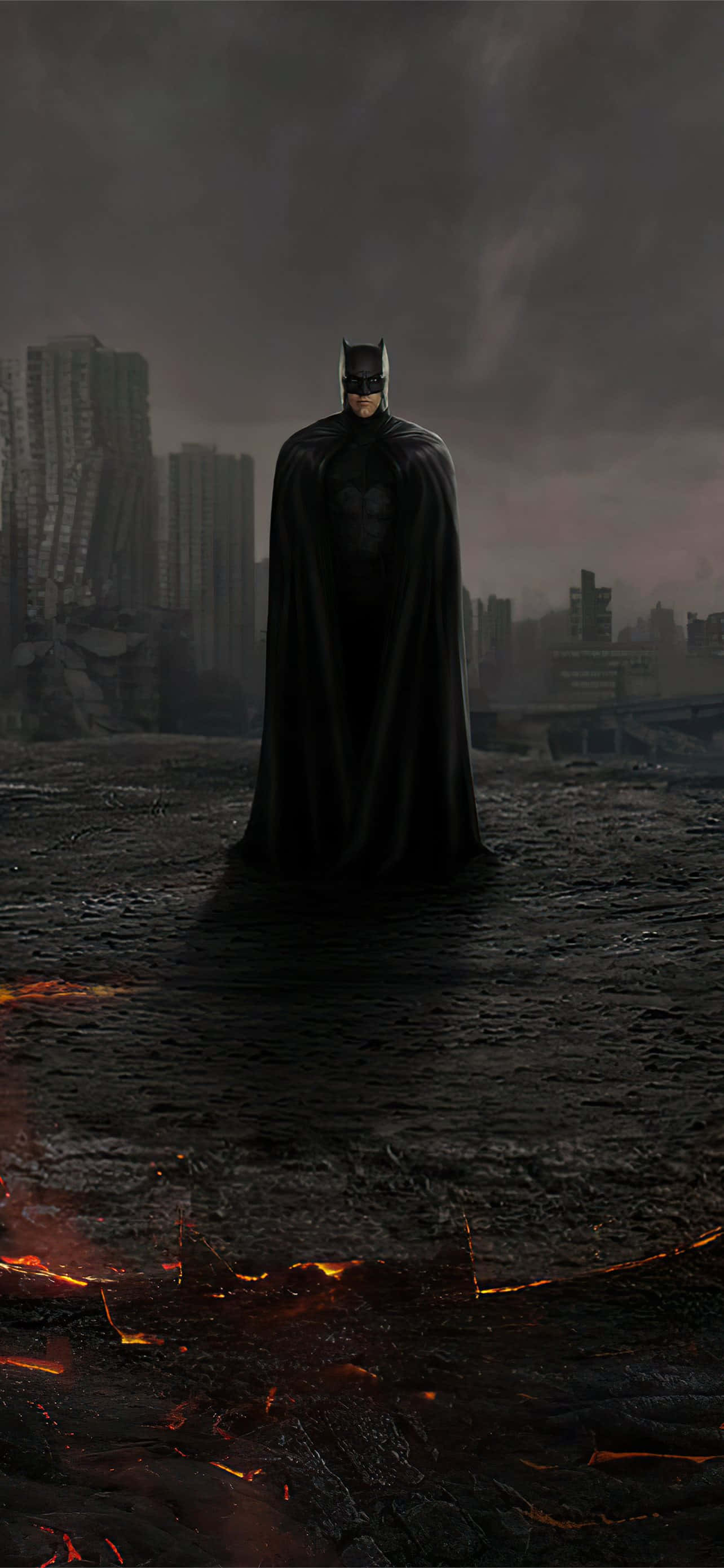 Udforsk de mørke gyder i Batman City Wallpapers