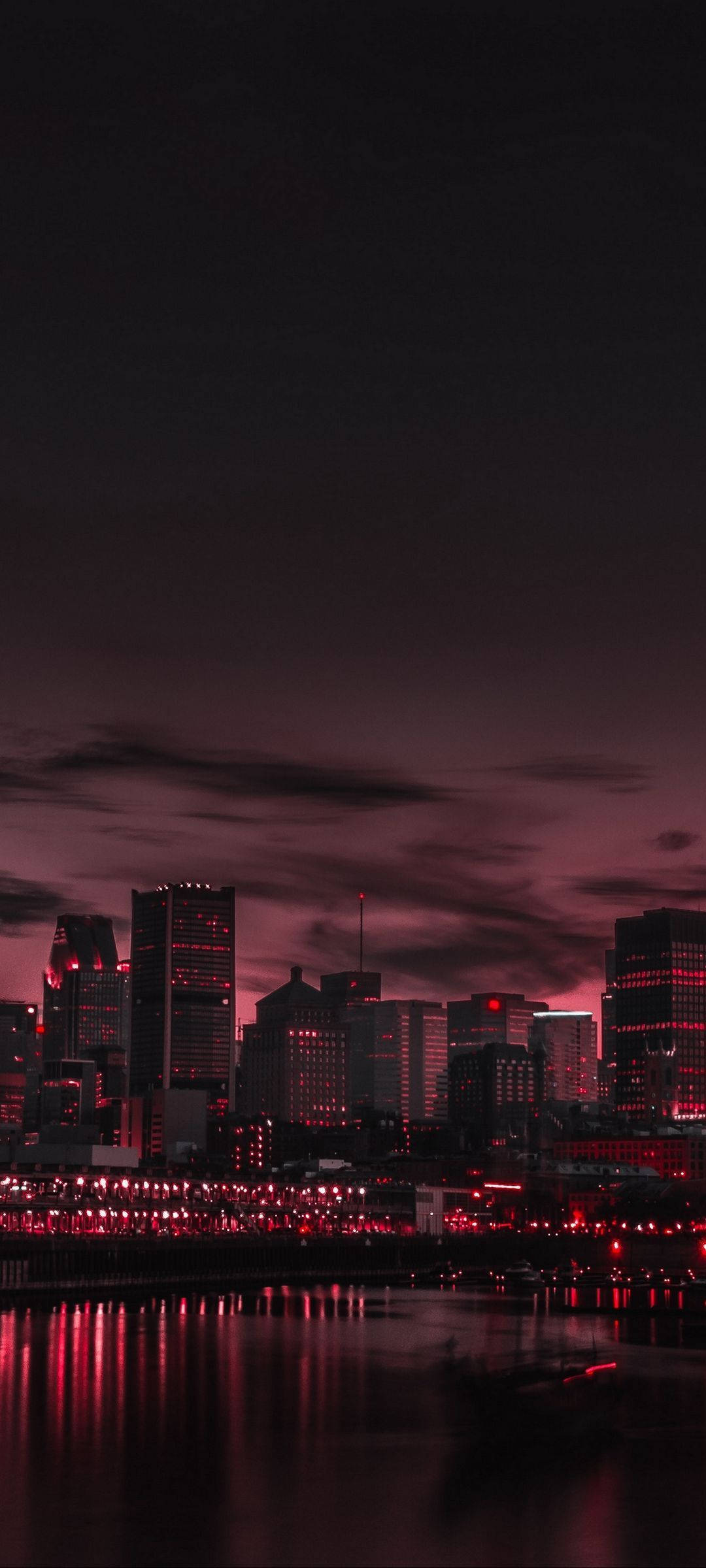 Udforsk de summende neonlys i Night City Wallpapers