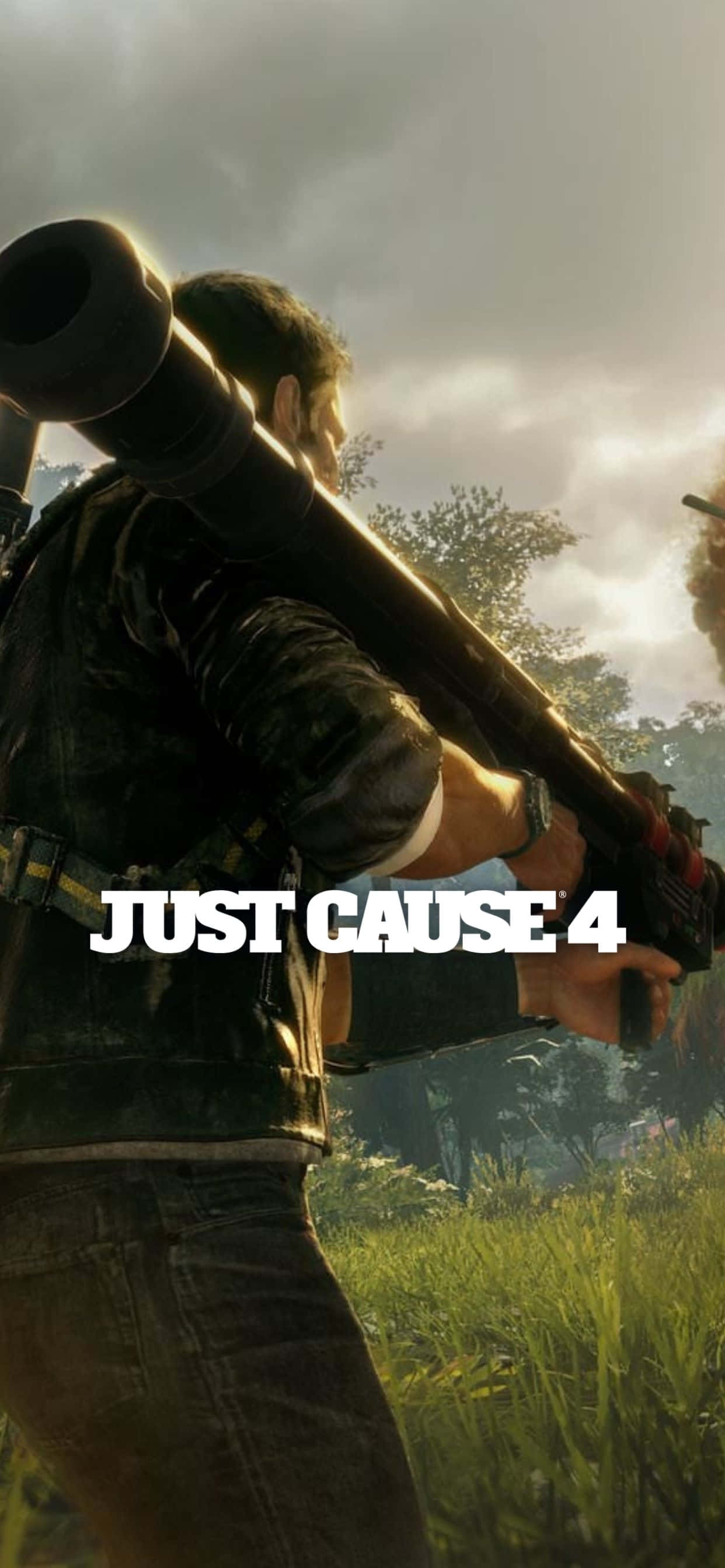 Udforsk den actionfyldte verden i Just Cause 4 på din iPhone Xs Max Wallpapers