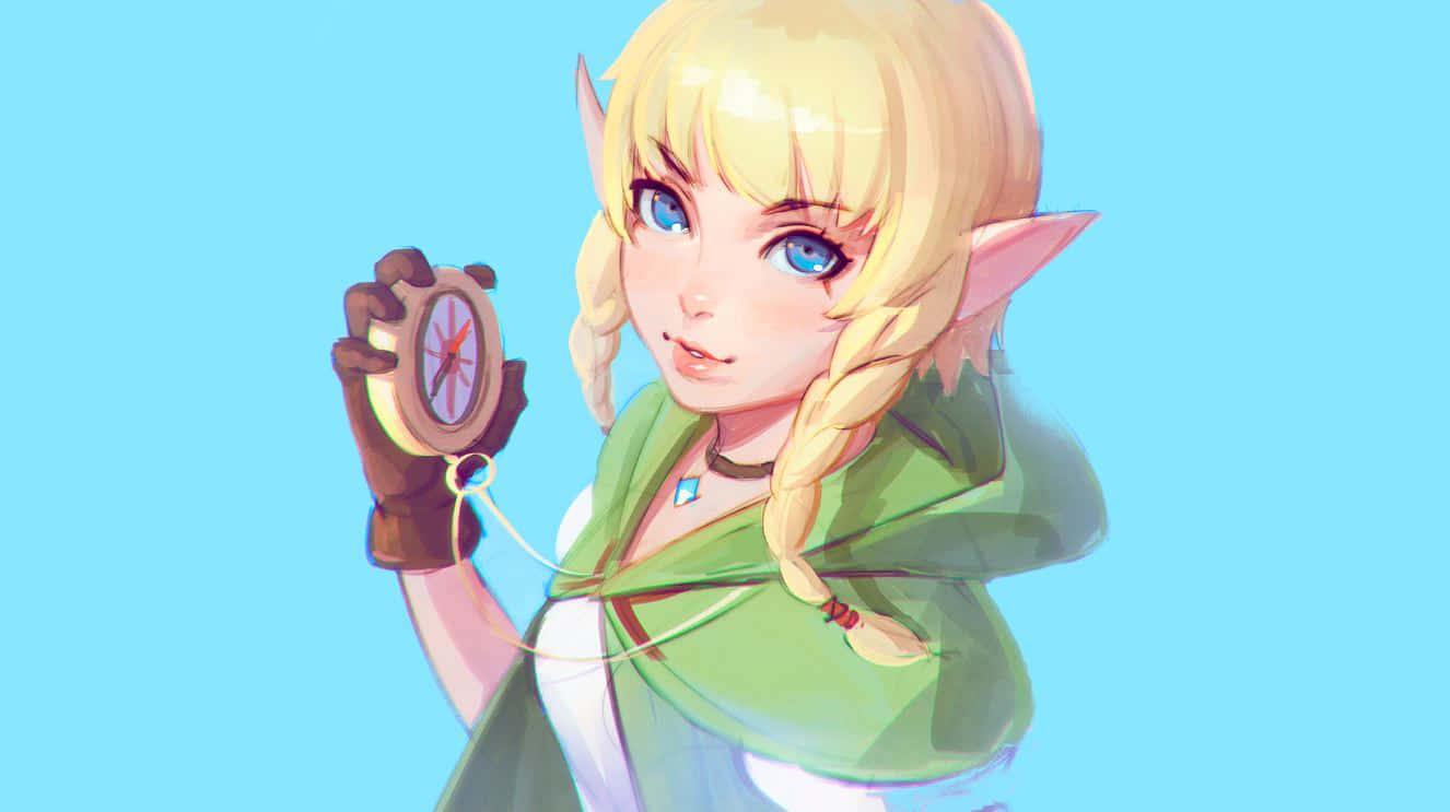 Udforsk den magiske verden Hyrule i The Legend of Zelda Wallpapers