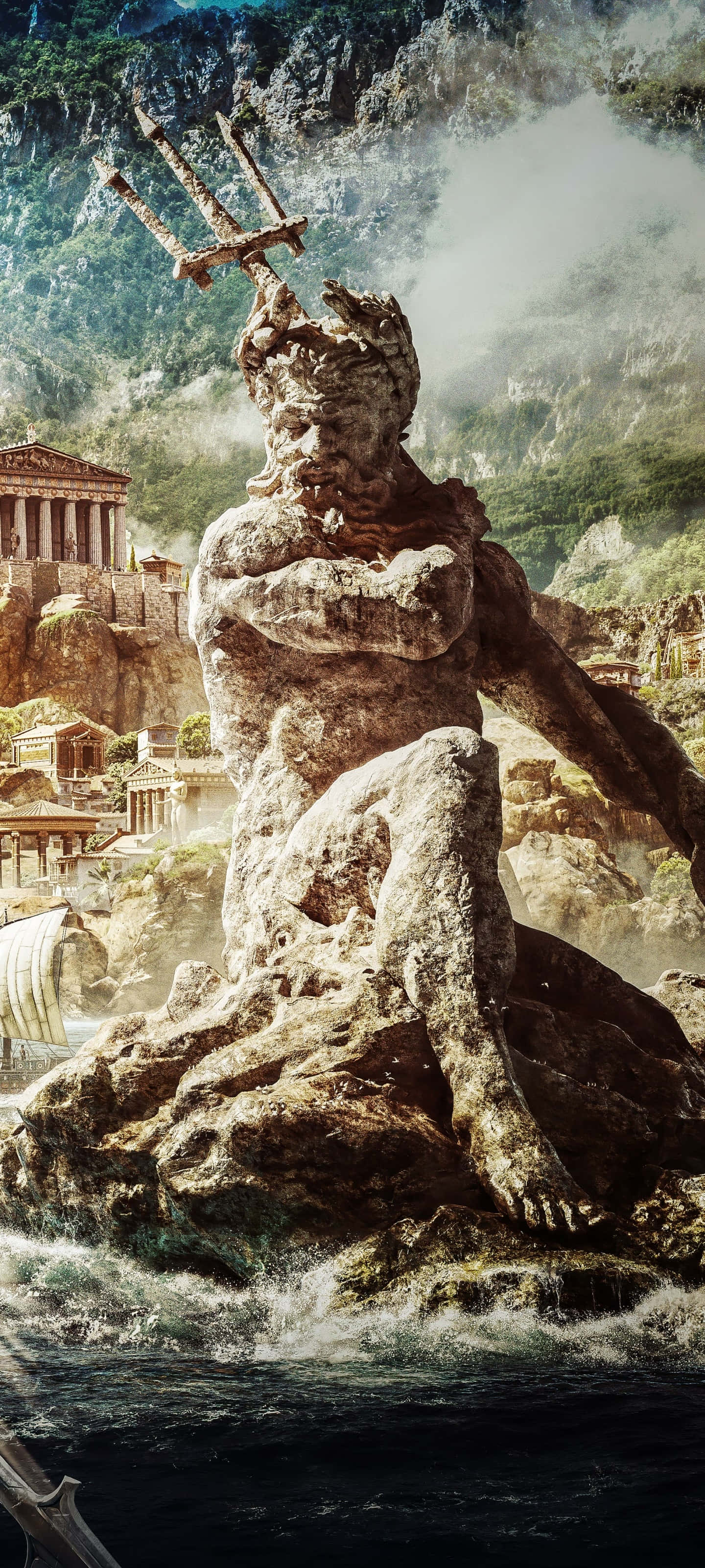 Udforsk det antikke Grækenland og bliv en legendarisk helt i Androids Assassin’s Creed Odyssey. Wallpapers
