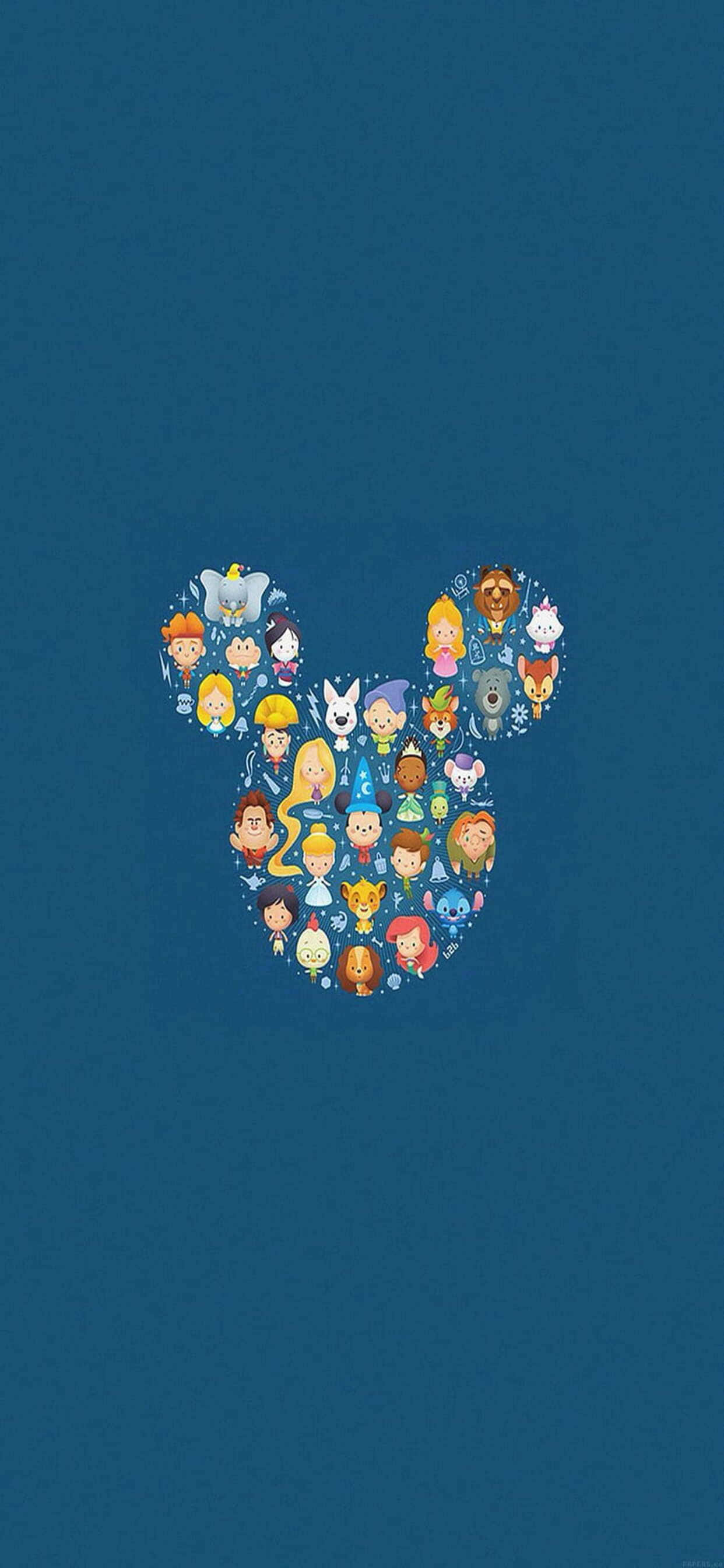 Udforsk Disneys Magiske Verden på din iPhone Xs Max Wallpapers