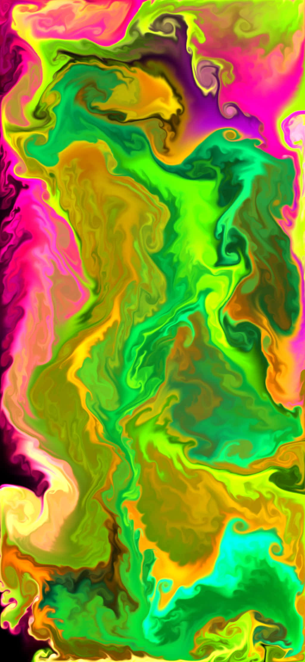 Udforsk en levende verden af neonfarver Wallpapers