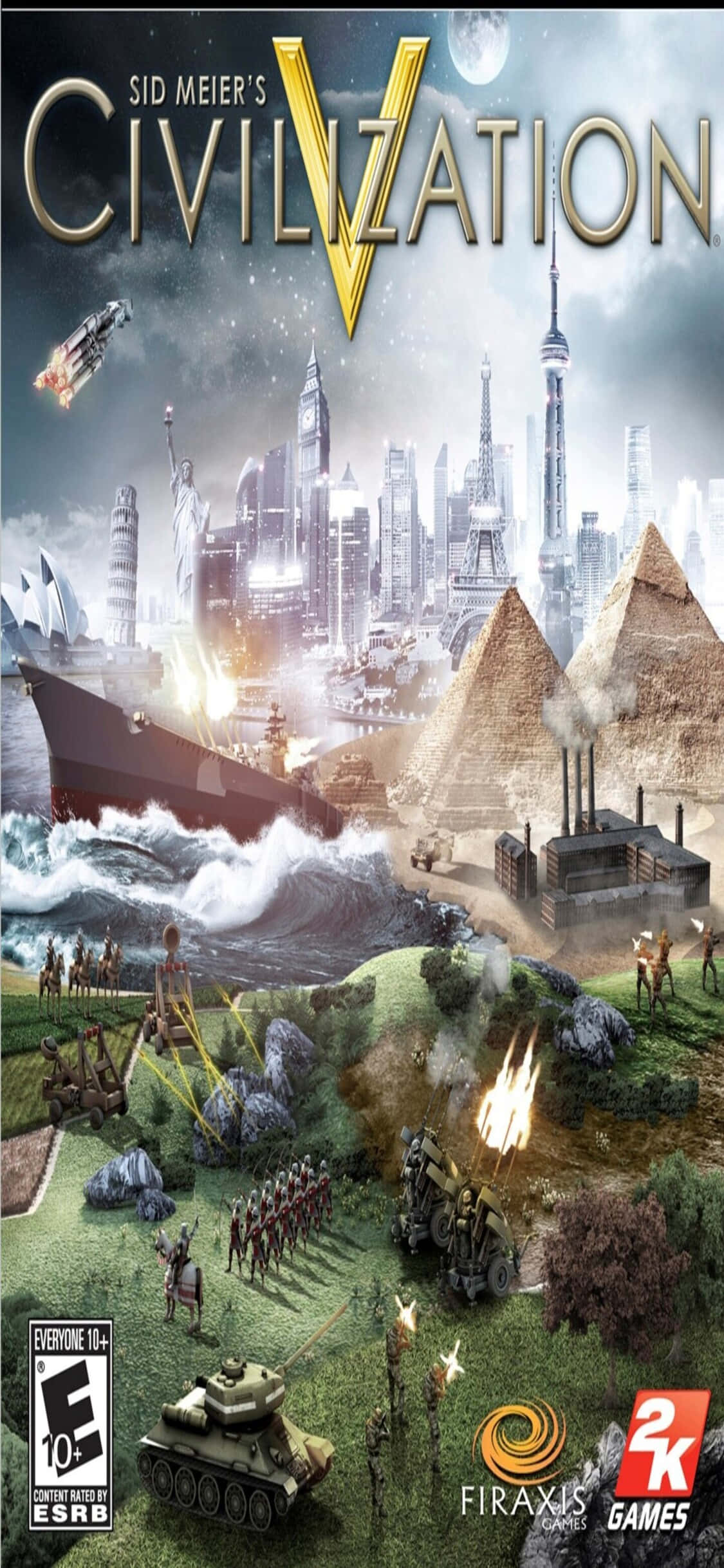 Udforsk en ny verden på din iPhone X med Civilization V Wallpapers
